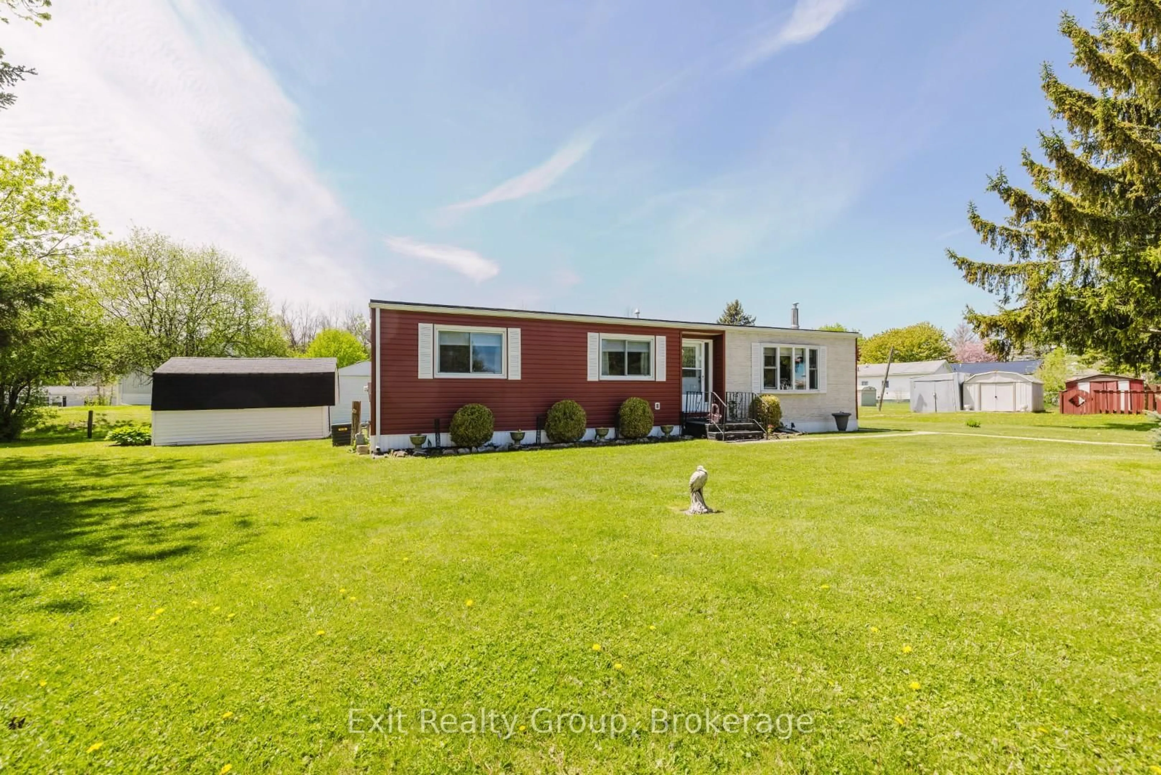 A pic from outside/outdoor area/front of a property/back of a property/a pic from drone, water/lake/river/ocean view for 63 Whites Rd #172, Quinte West Ontario K8V 5P5
