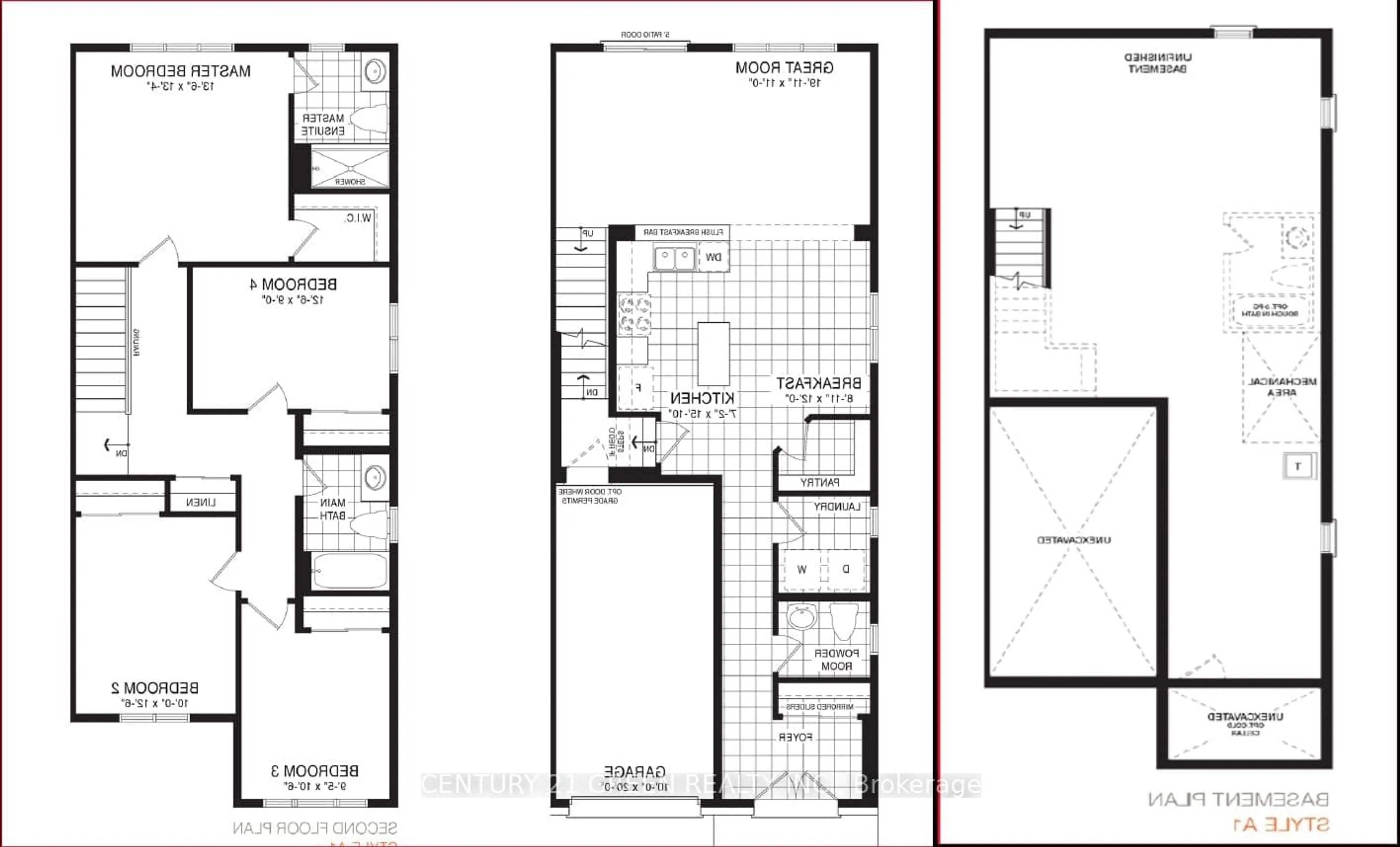 Floor plan for 50 Sunflower Cres, Thorold Ontario L3B 0L3
