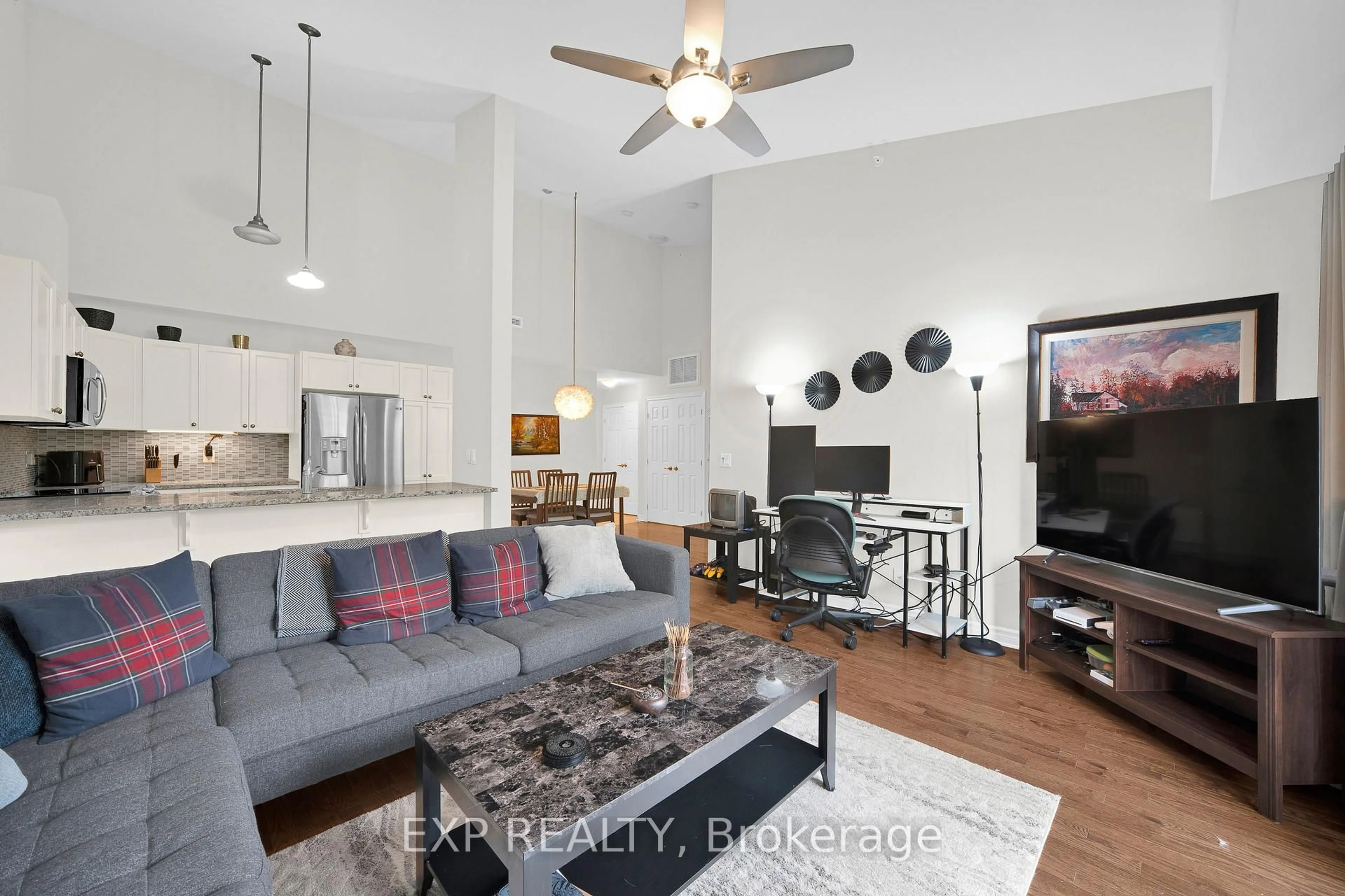 Living room with furniture, unknown for 1201 Ohio St #408, Ottawa Ontario K1H 0A1