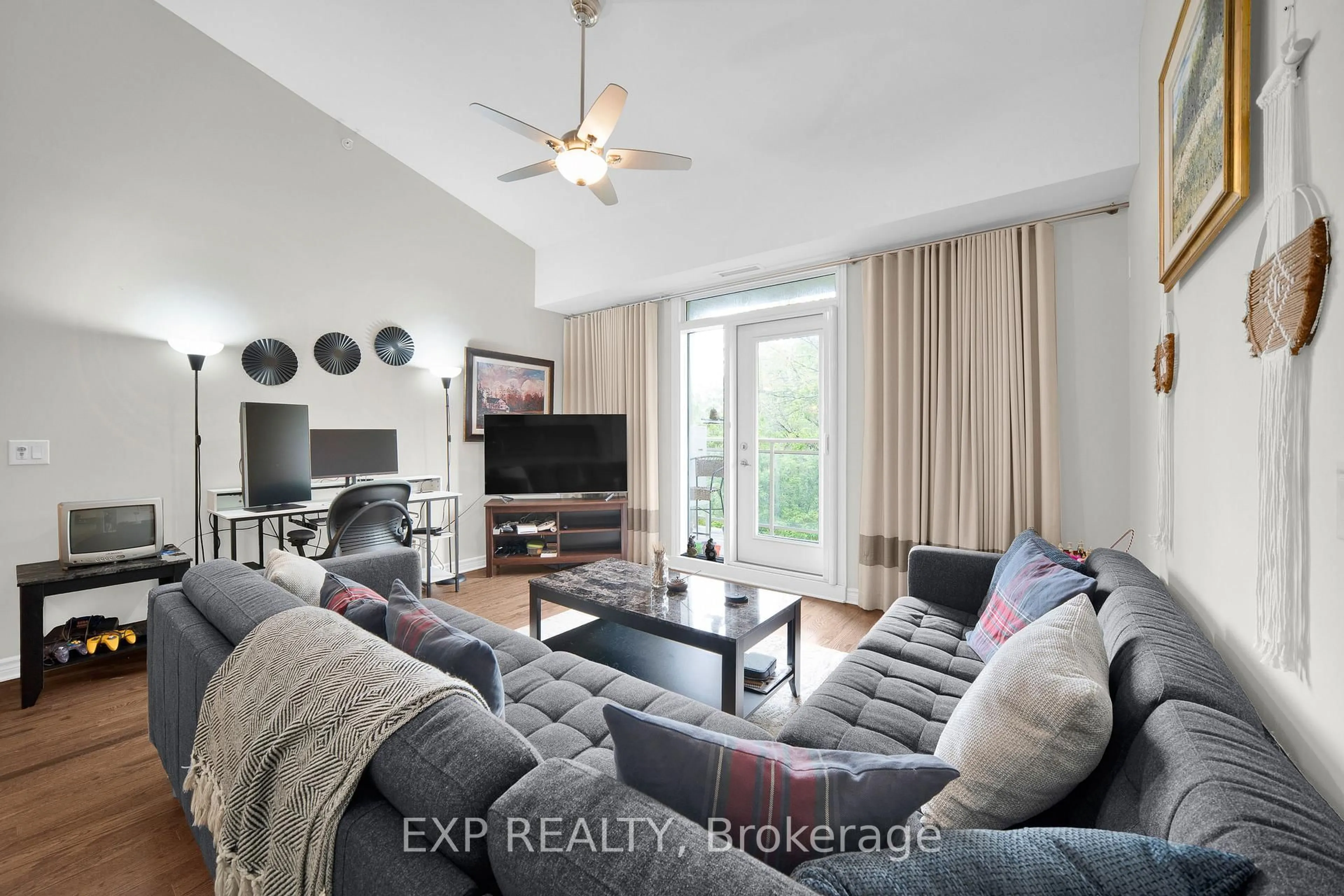 Living room with furniture, unknown for 1201 Ohio St #408, Ottawa Ontario K1H 0A1