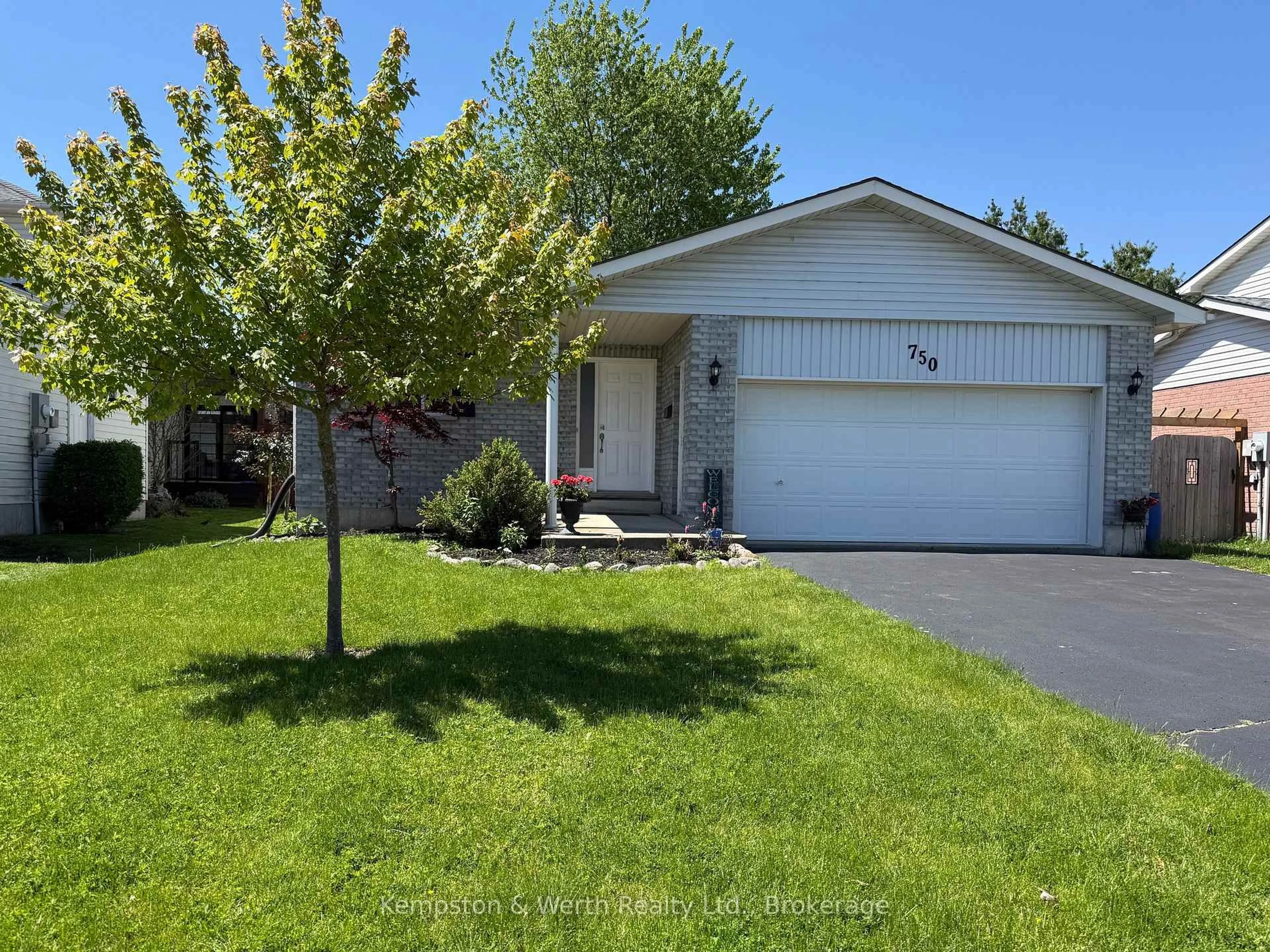 Home with vinyl exterior material, street for 750 Lavery St, North Perth Ontario N4W 3T4