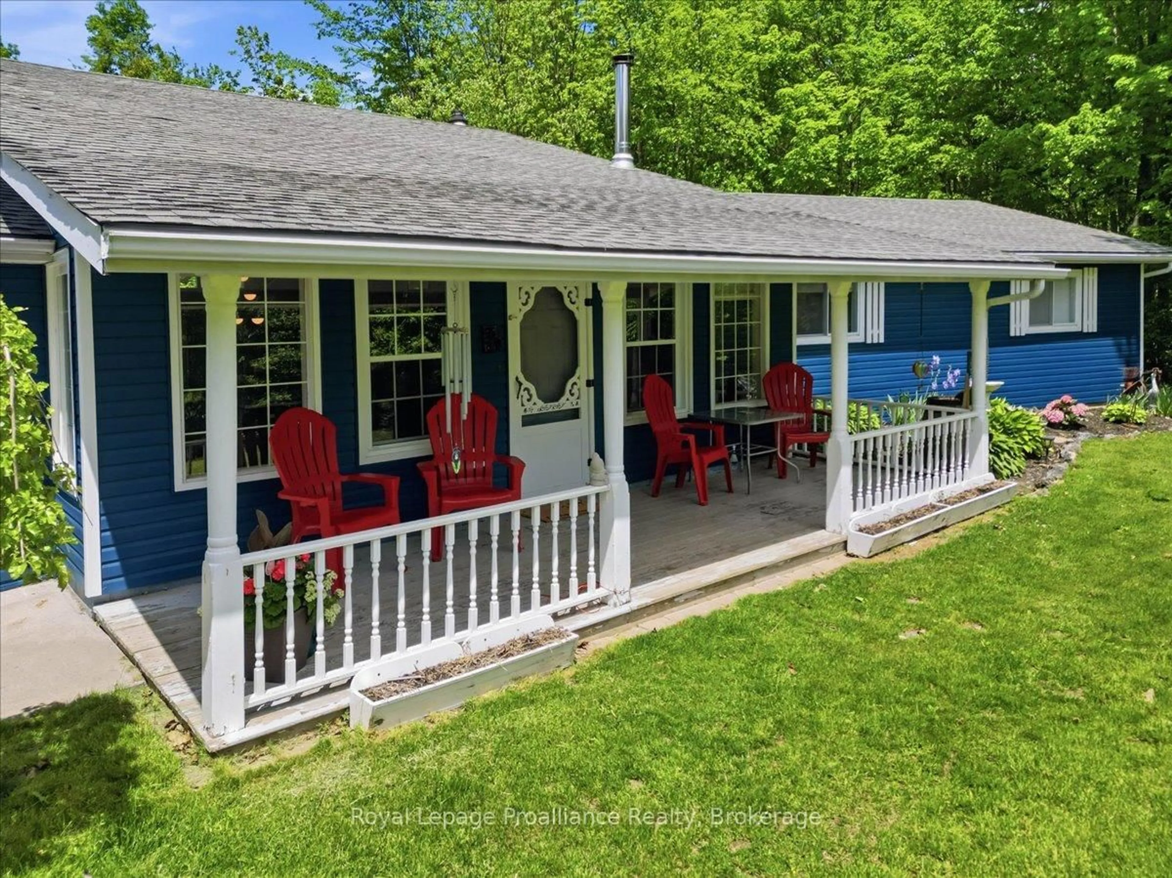 Patio, water/lake/river/ocean view for 33 Woodridge Dr, Madoc Ontario K0K 2K0
