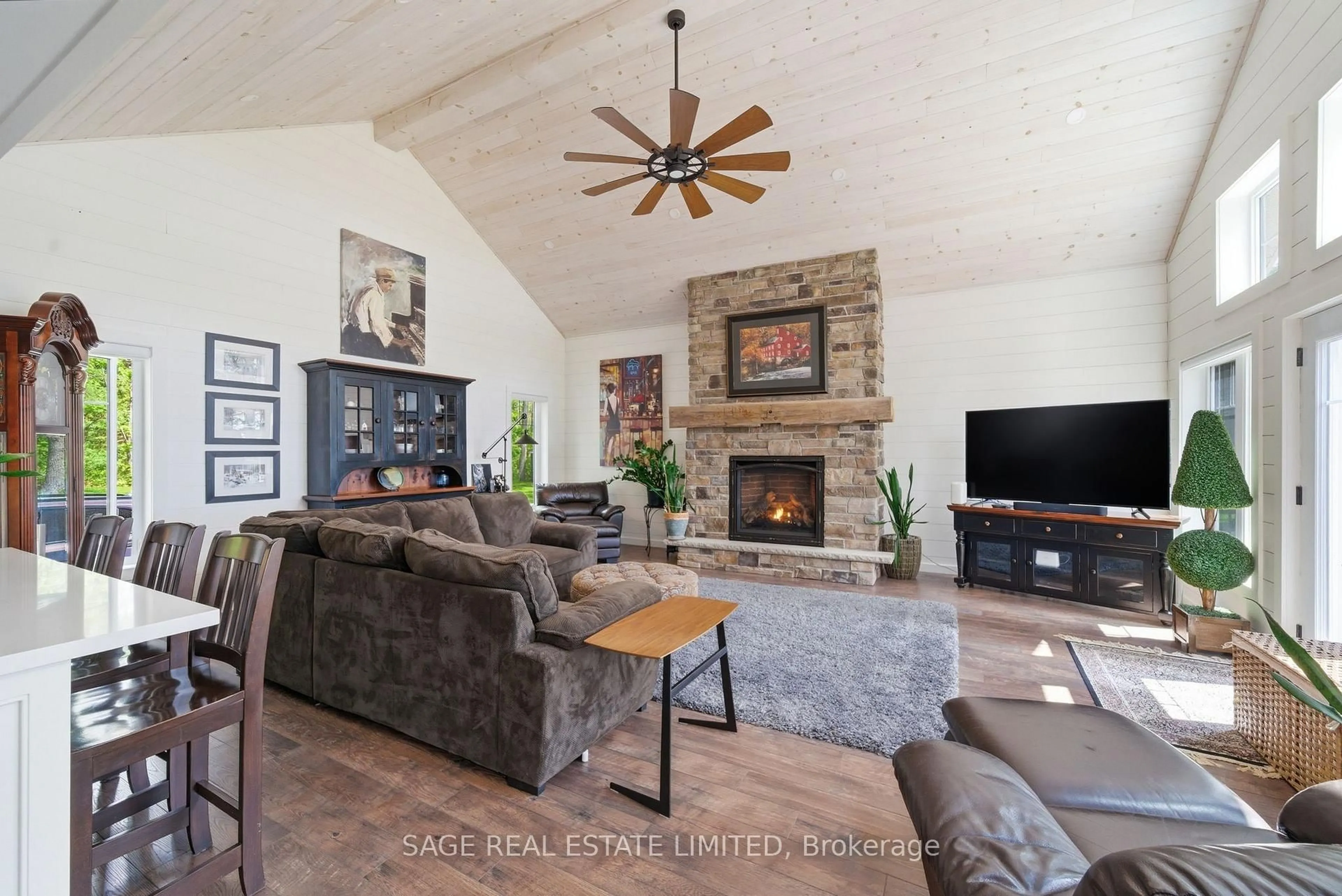 Living room with furniture, unknown for 141 Sandy Point Rd, Kawartha Lakes Ontario K0M 1N0