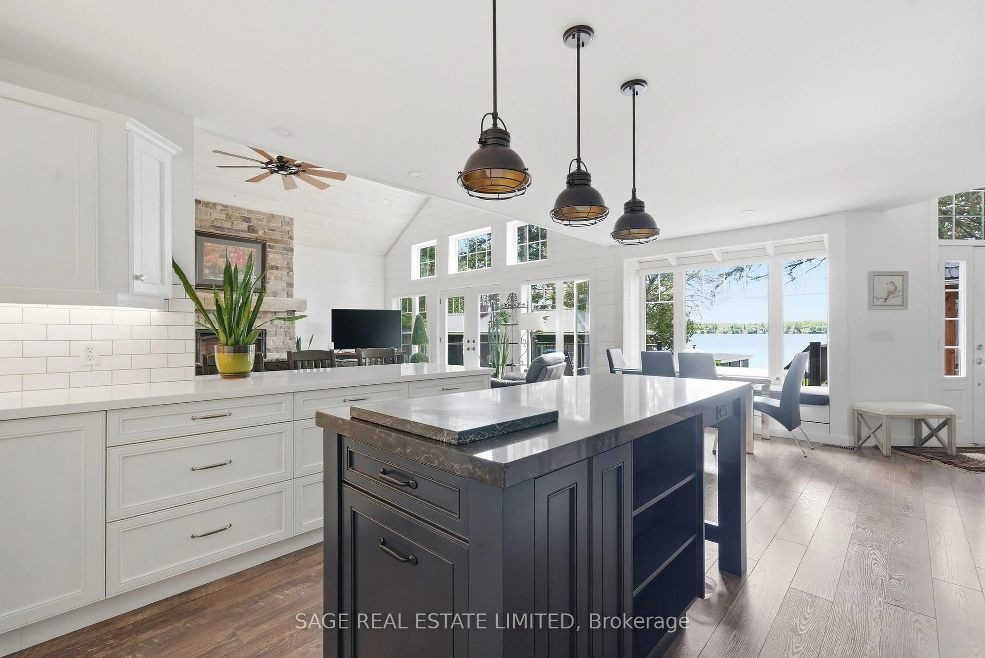 Open concept kitchen, unknown for 141 Sandy Point Rd, Kawartha Lakes Ontario K0M 1N0