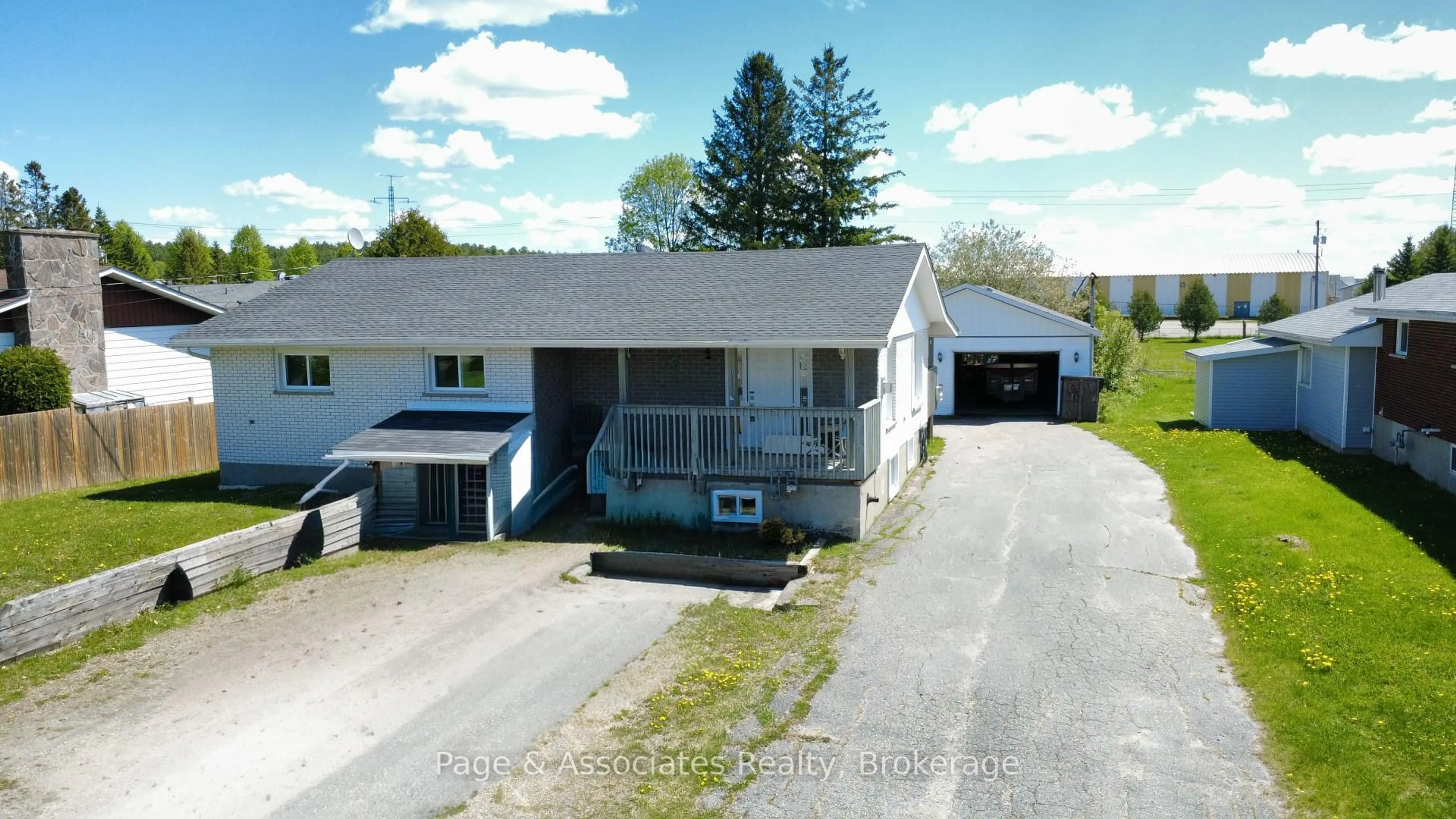 A pic from outside/outdoor area/front of a property/back of a property/a pic from drone, street for 2 Des Erables St, West Nipissing Ontario P0H 2M0