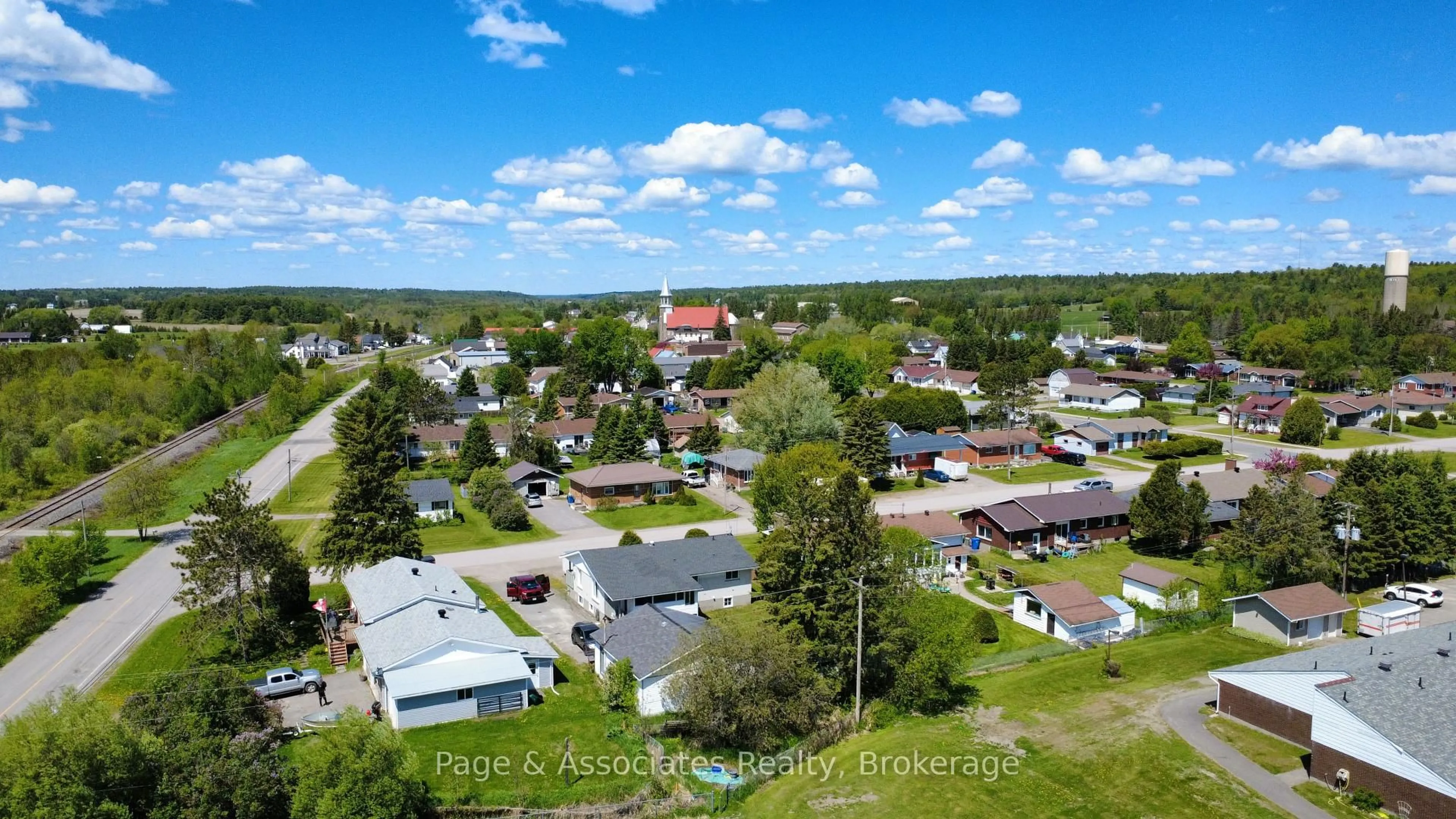 A pic from outside/outdoor area/front of a property/back of a property/a pic from drone, unknown for 2 Des Erables St, West Nipissing Ontario P0H 2M0