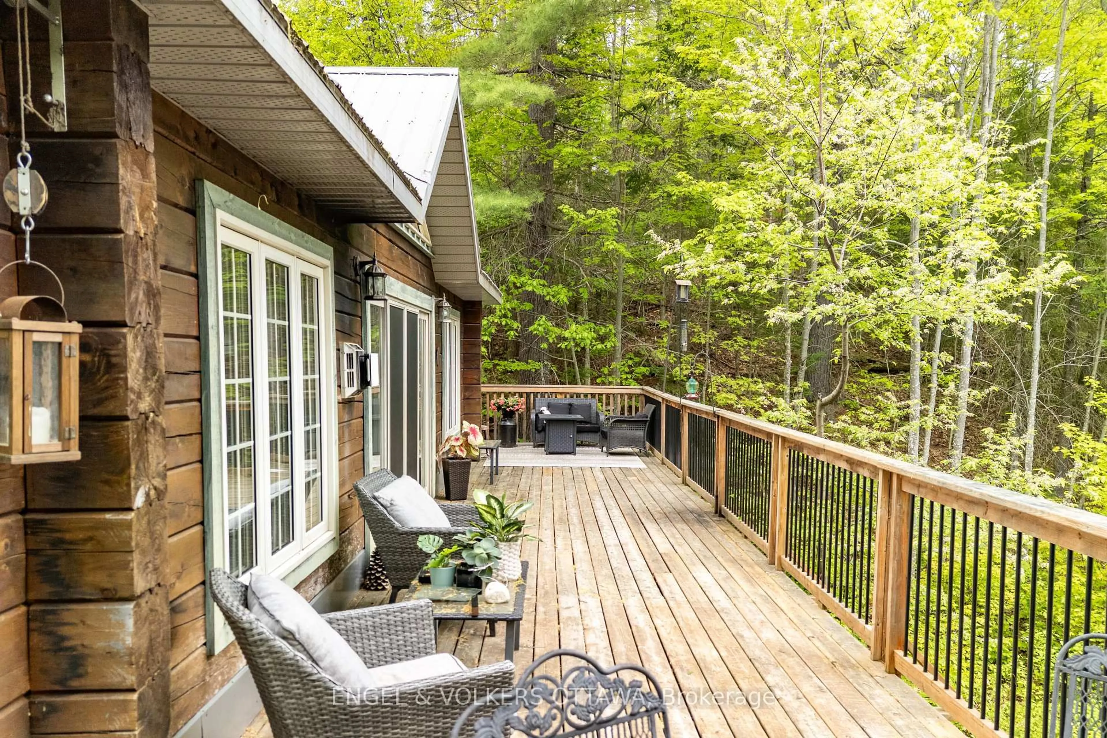 Patio, forest/trees view for 176 Little Bay Lane, Griffith Ontario K0J 2R0