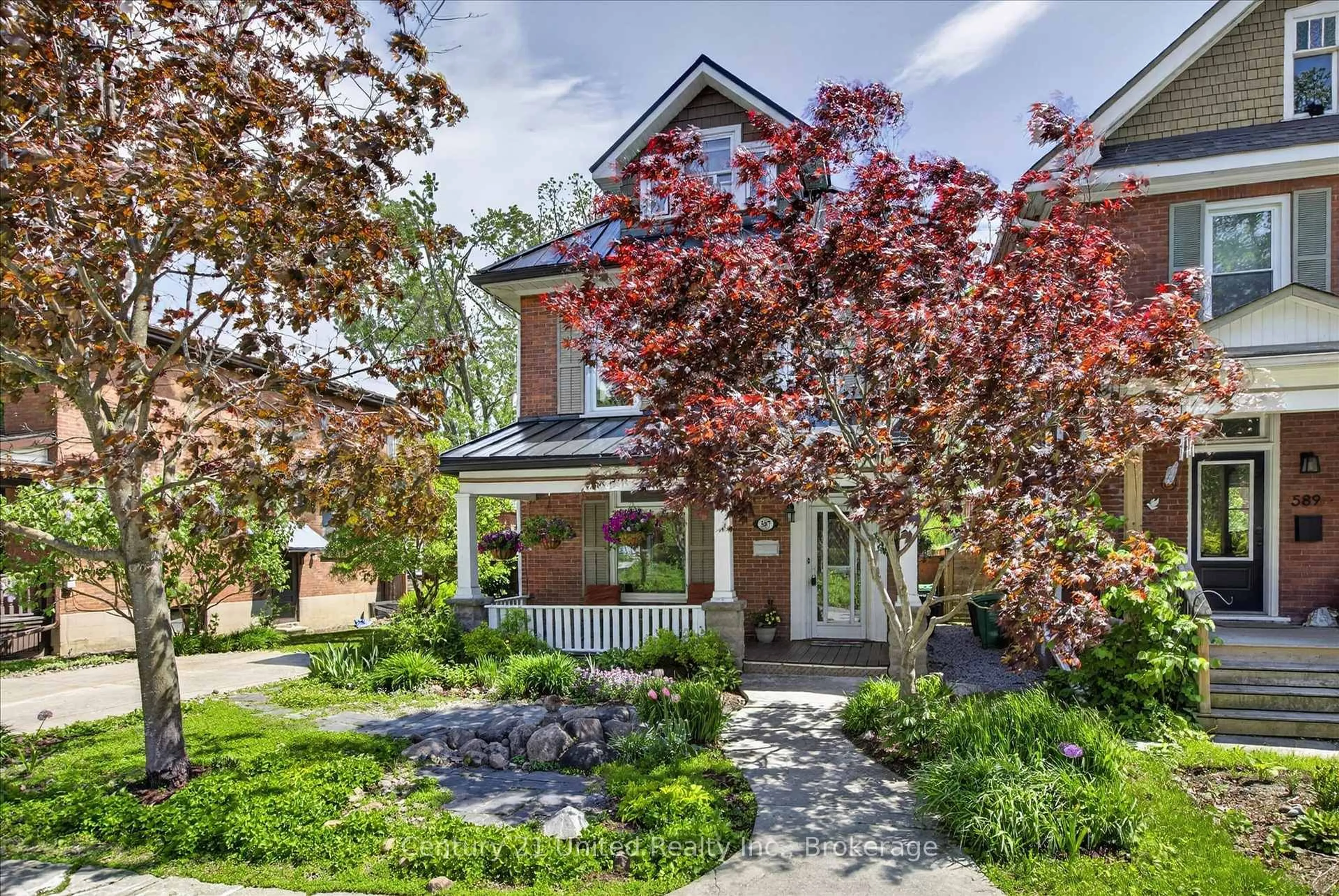 Home with brick exterior material, street for 587 Gilmour St, Peterborough Ontario K9H 2K3