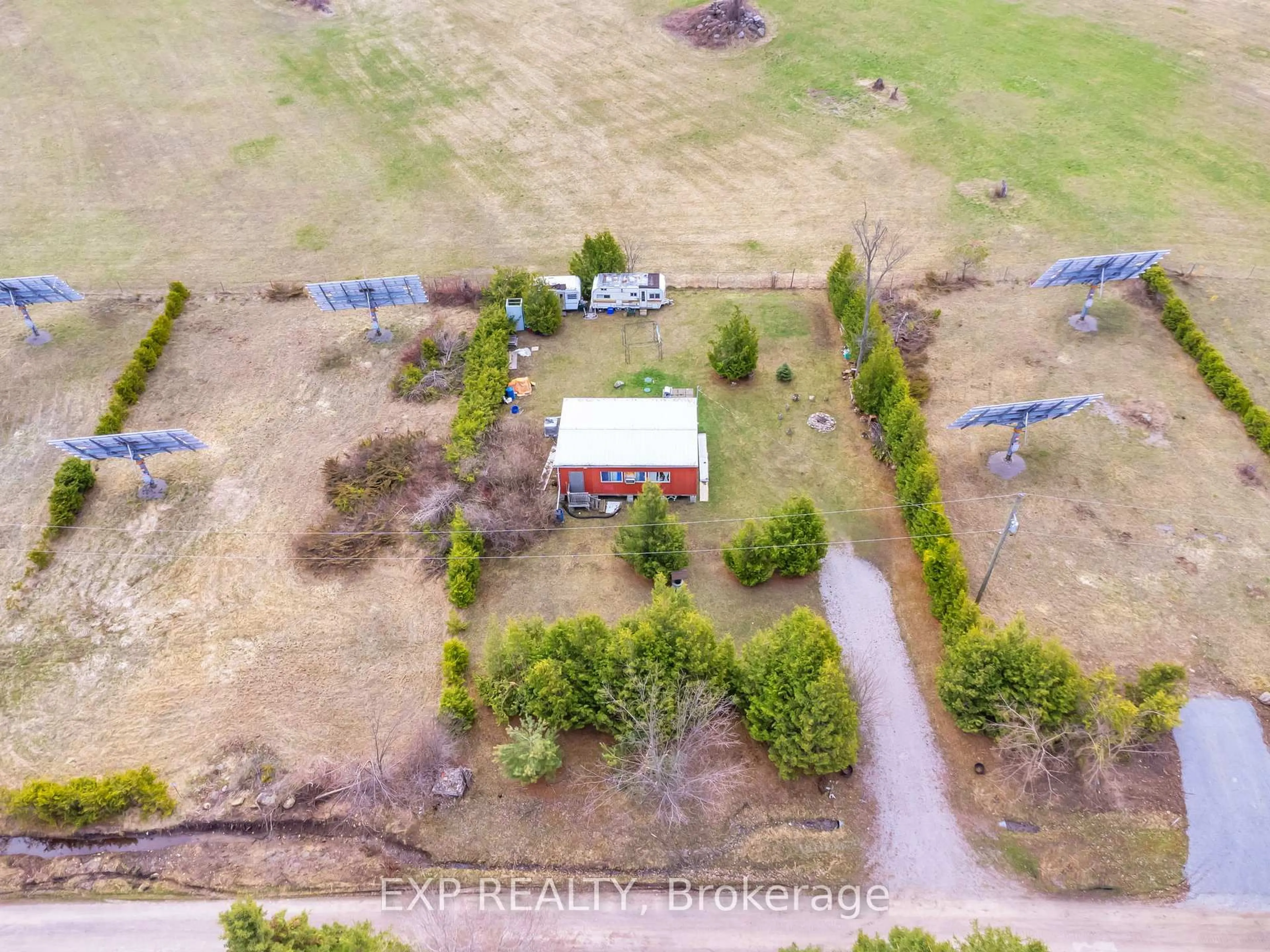 A pic from outside/outdoor area/front of a property/back of a property/a pic from drone, building for 70 Redcap Beach Lane, Kawartha Lakes Ontario K0M 2B0