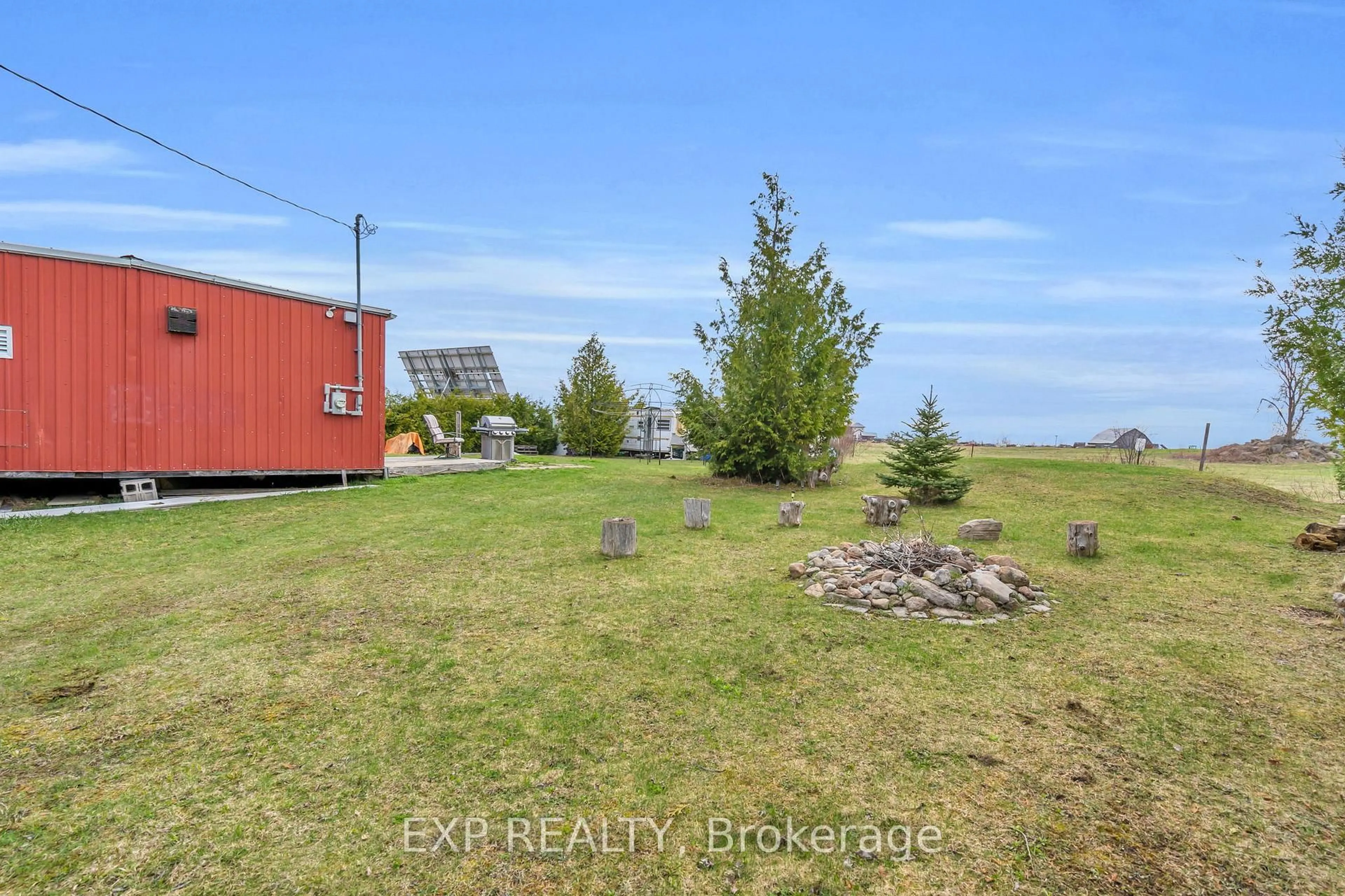 A pic from outside/outdoor area/front of a property/back of a property/a pic from drone, water/lake/river/ocean view for 70 Redcap Beach Lane, Kawartha Lakes Ontario K0M 2B0