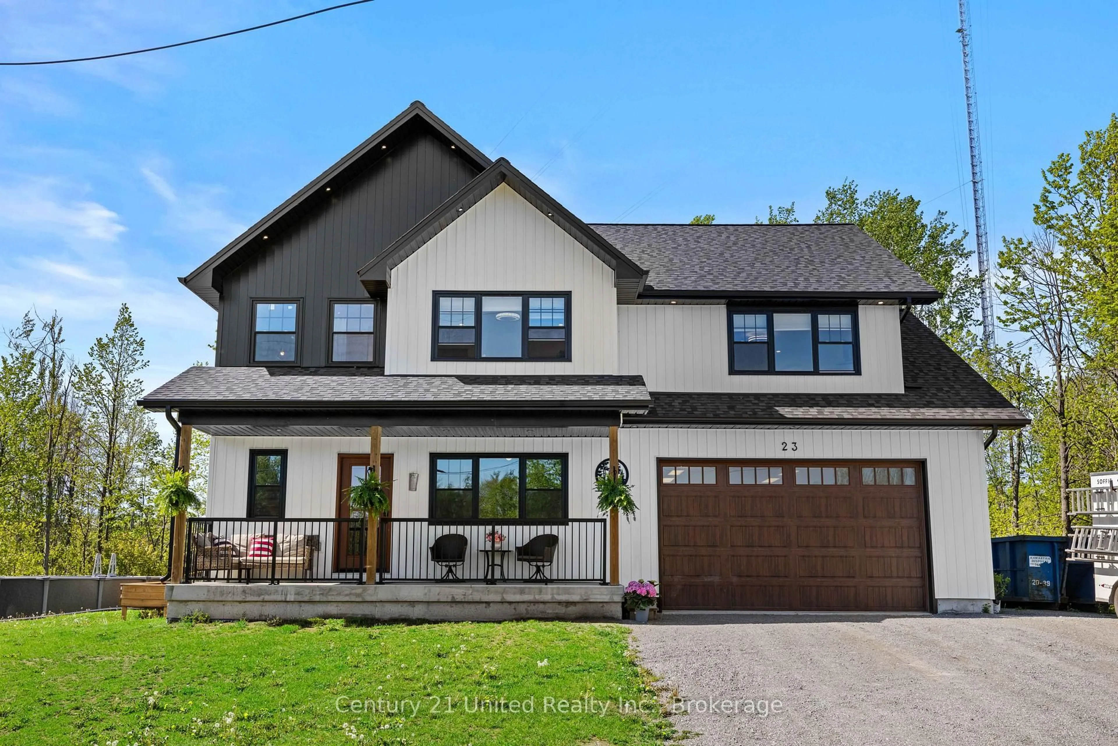 Home with brick exterior material, street for 23 Jack Hills Rd, Trent Lakes Ontario K0L 2H0