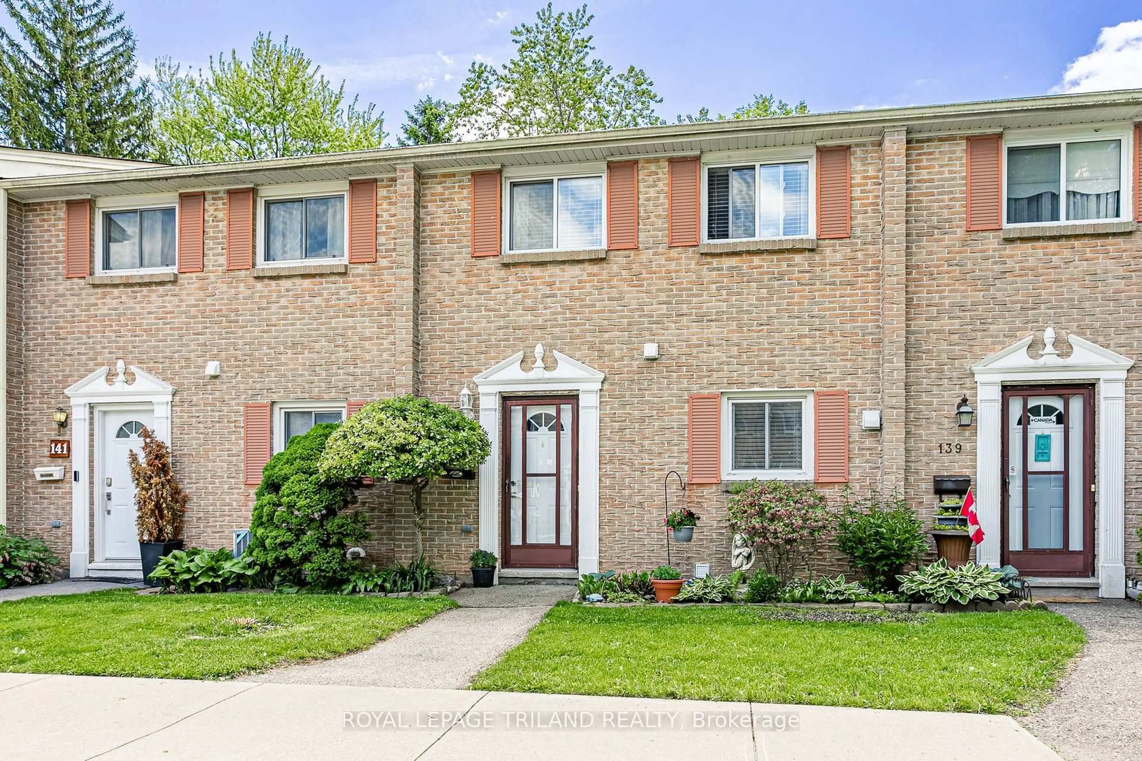 Home with brick exterior material, street for 166 Southdale Rd #140, London South Ontario N6J 2J1