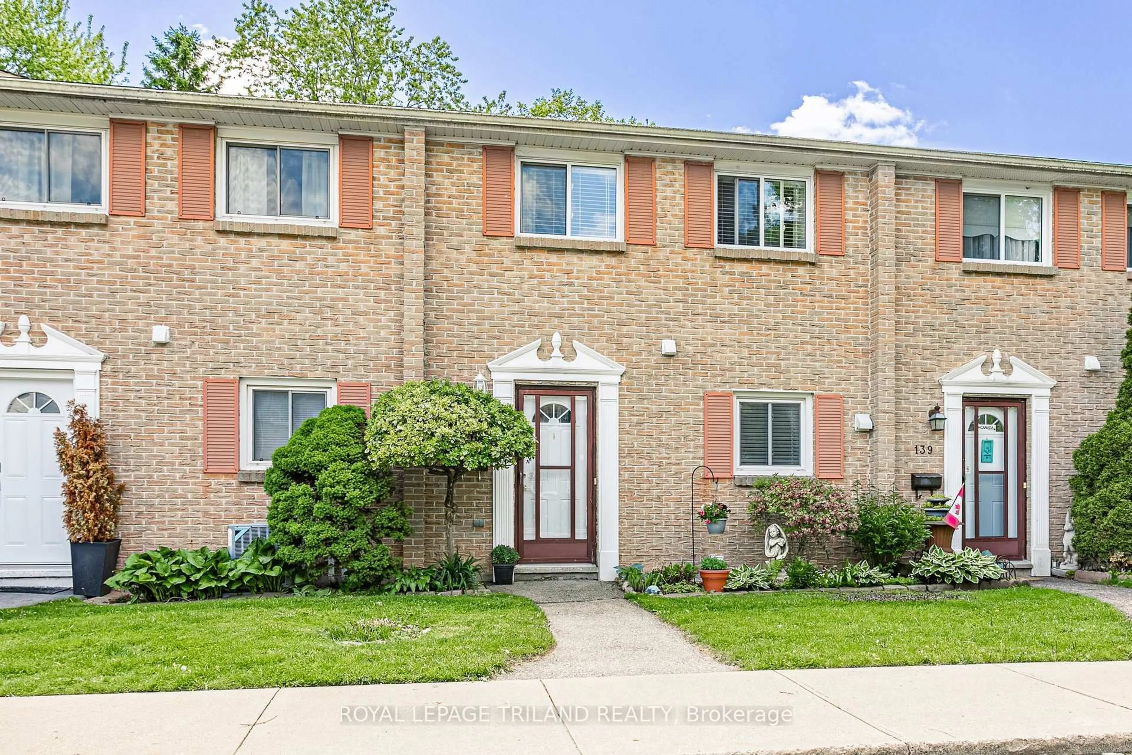 Home with brick exterior material, street for 166 Southdale Rd #140, London South Ontario N6J 2J1