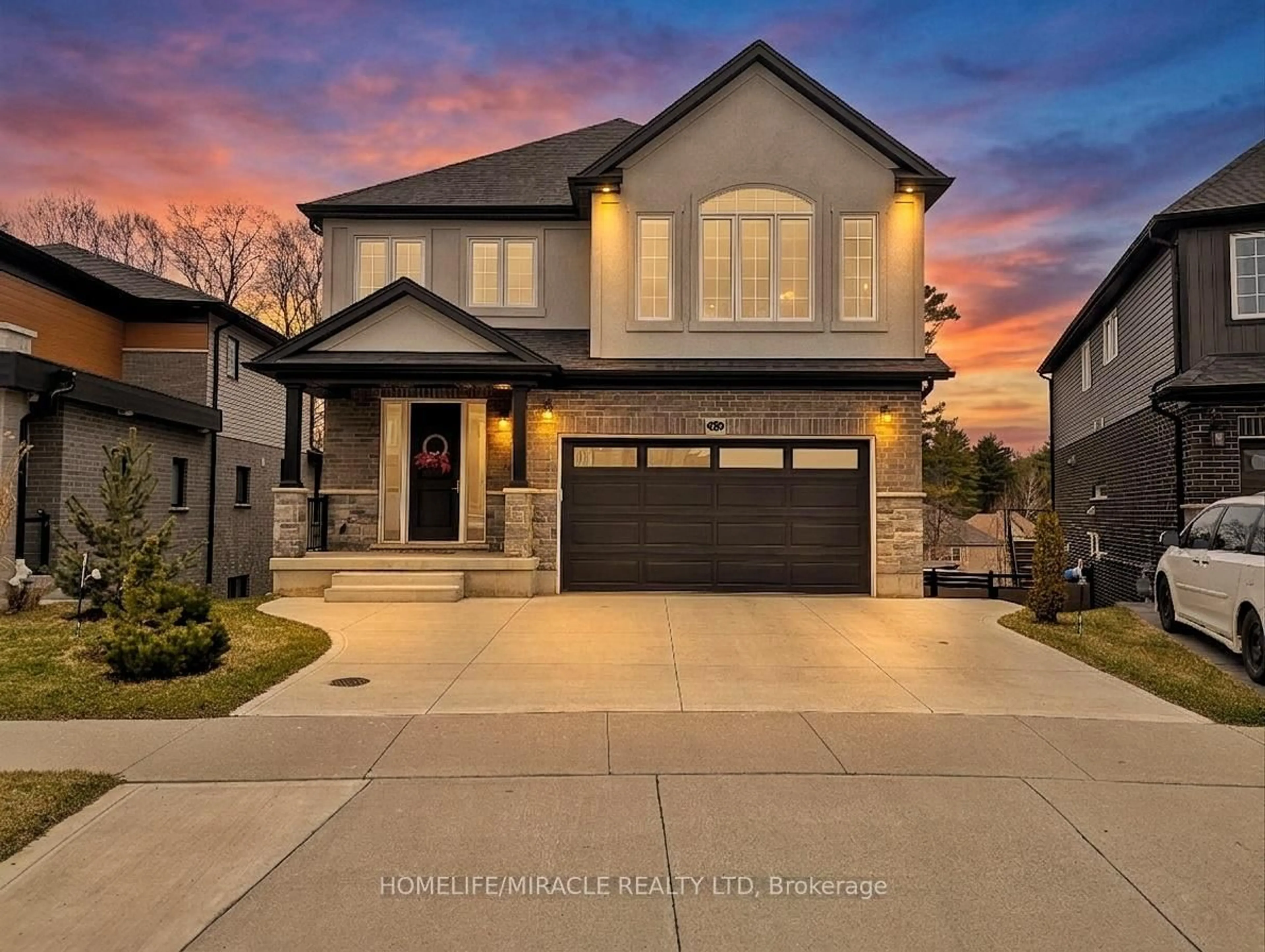 Home with brick exterior material, street for 63 Ian Ormston Dr, Kitchener Ontario N2P 0K2