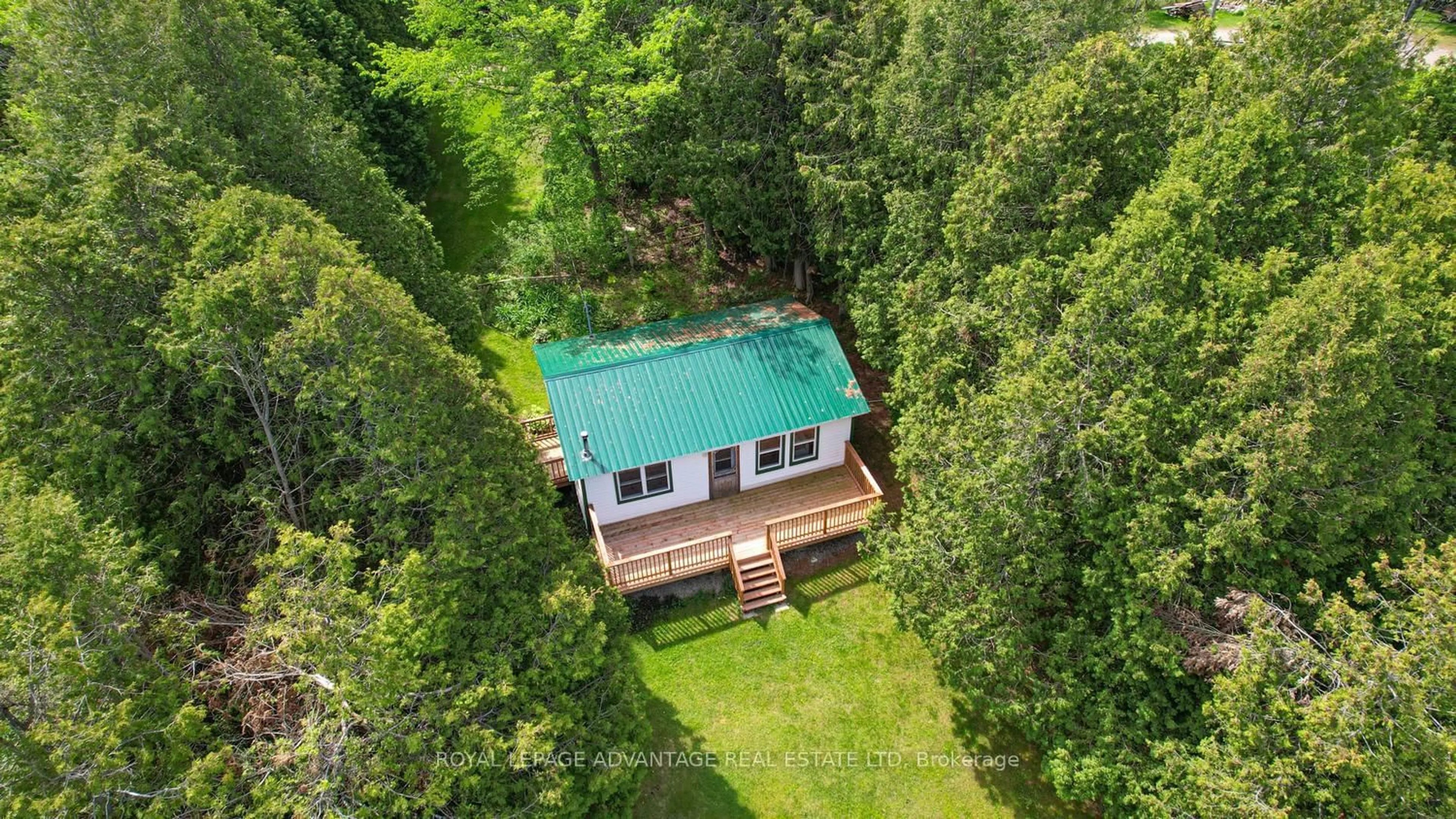 A pic from outside/outdoor area/front of a property/back of a property/a pic from drone, forest/trees view for 236 Hall's Lane, Perth Ontario K7H 3C9