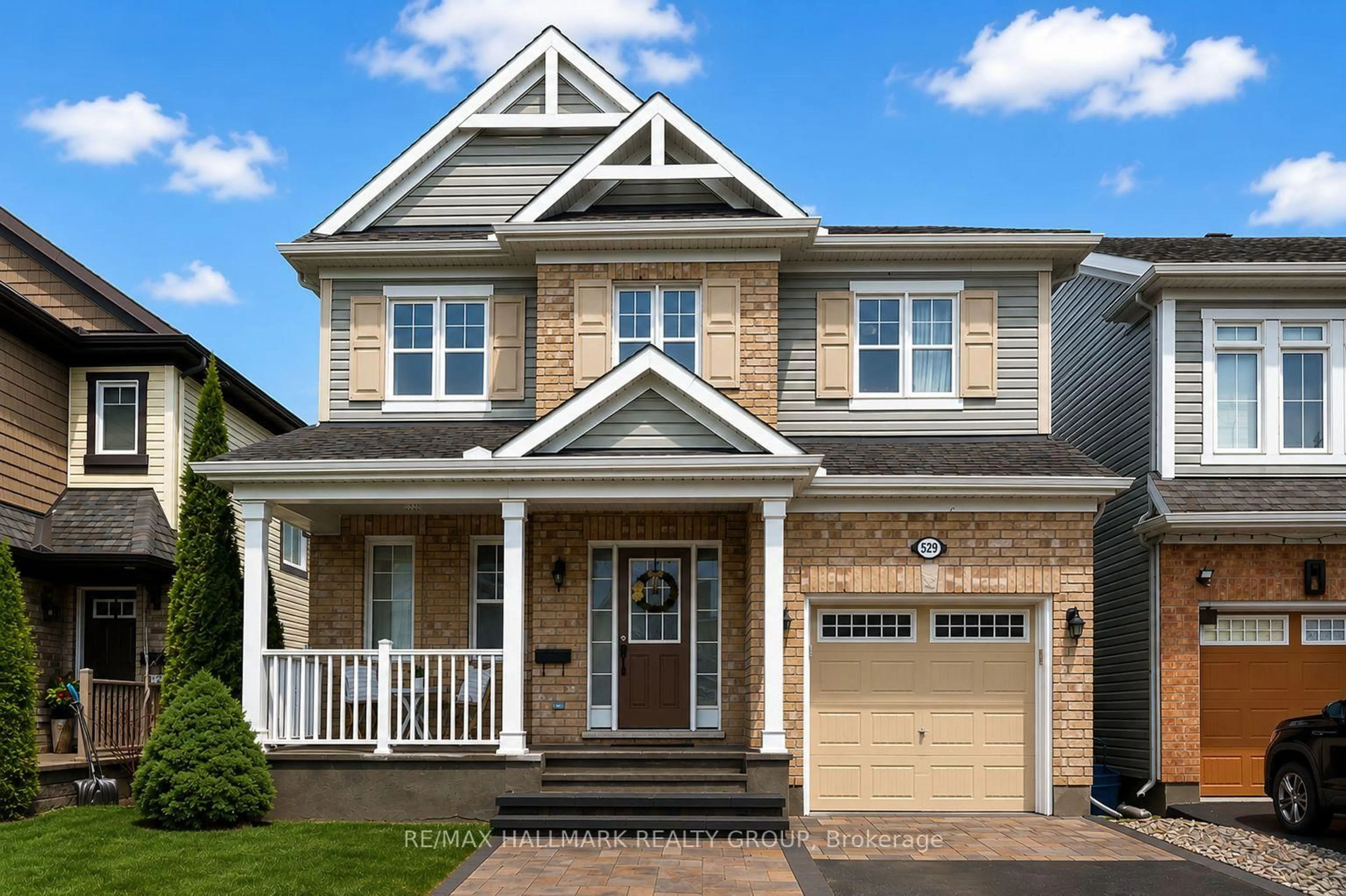 Home with brick exterior material, street for 529 Dundonald Dr, Ottawa Ontario K2J 5X1