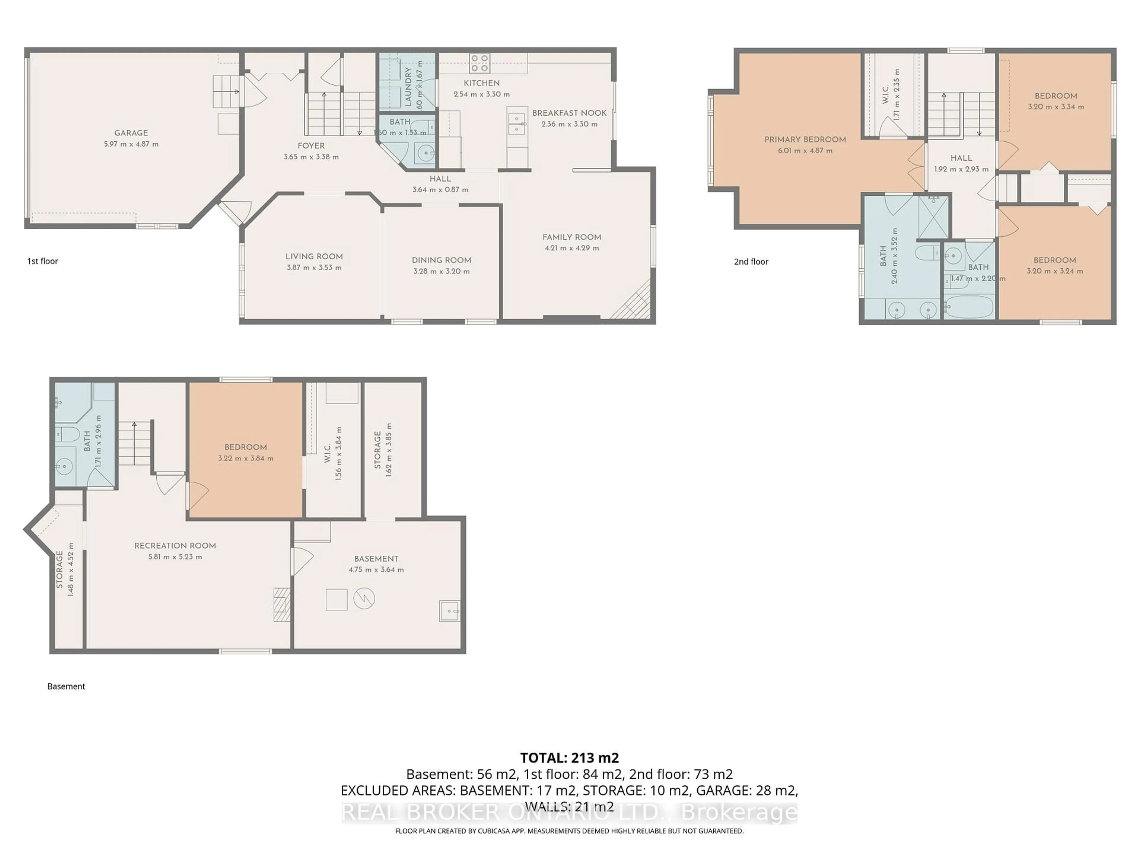 Floor plan for 1981 Orchardview Ave, Ottawa Ontario K4A 3B8