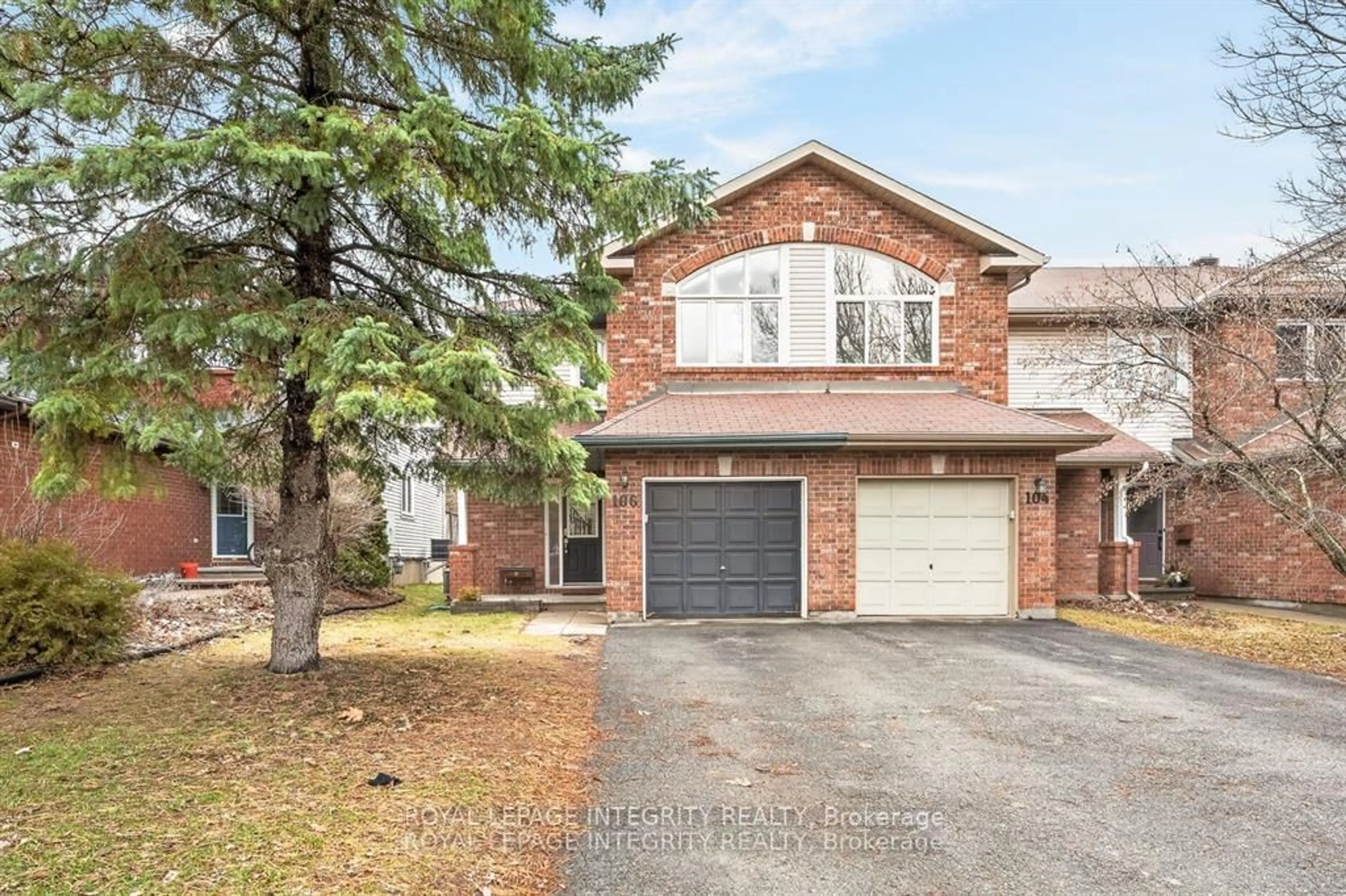 Home with brick exterior material, street for 106 Blackdome Cres, Ottawa Ontario K2T 1B1