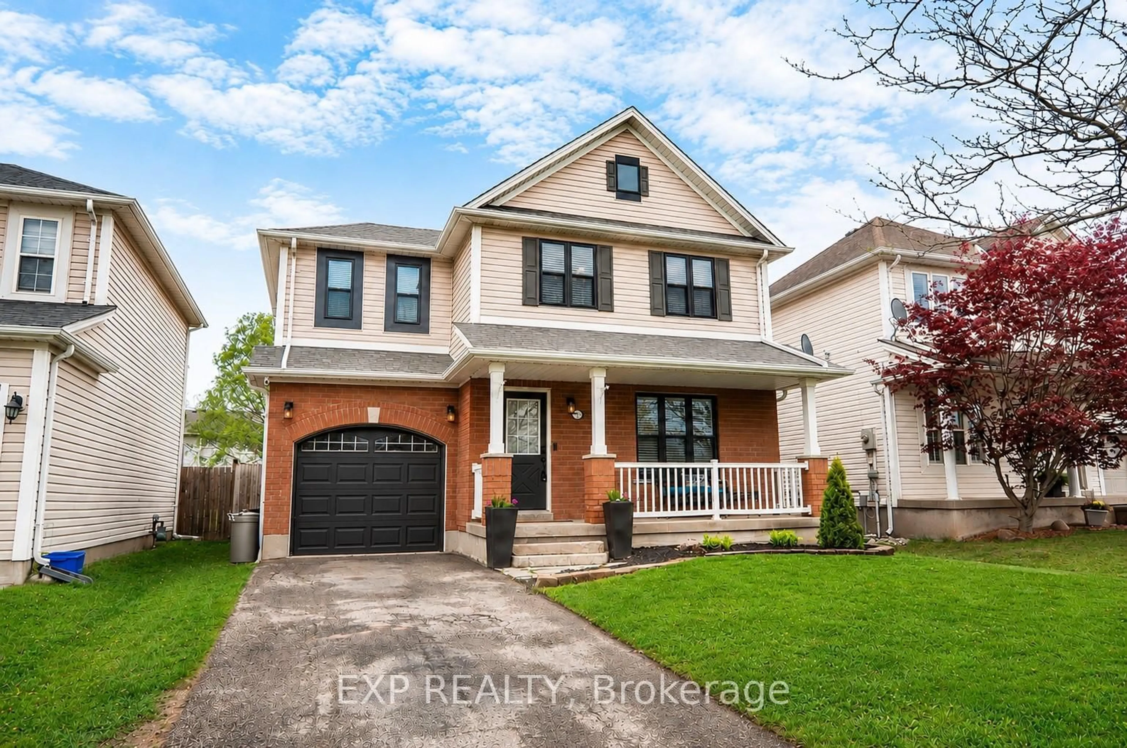 Home with brick exterior material, street for 24 Lovell Cres, Brantford Ontario N3T 6P3