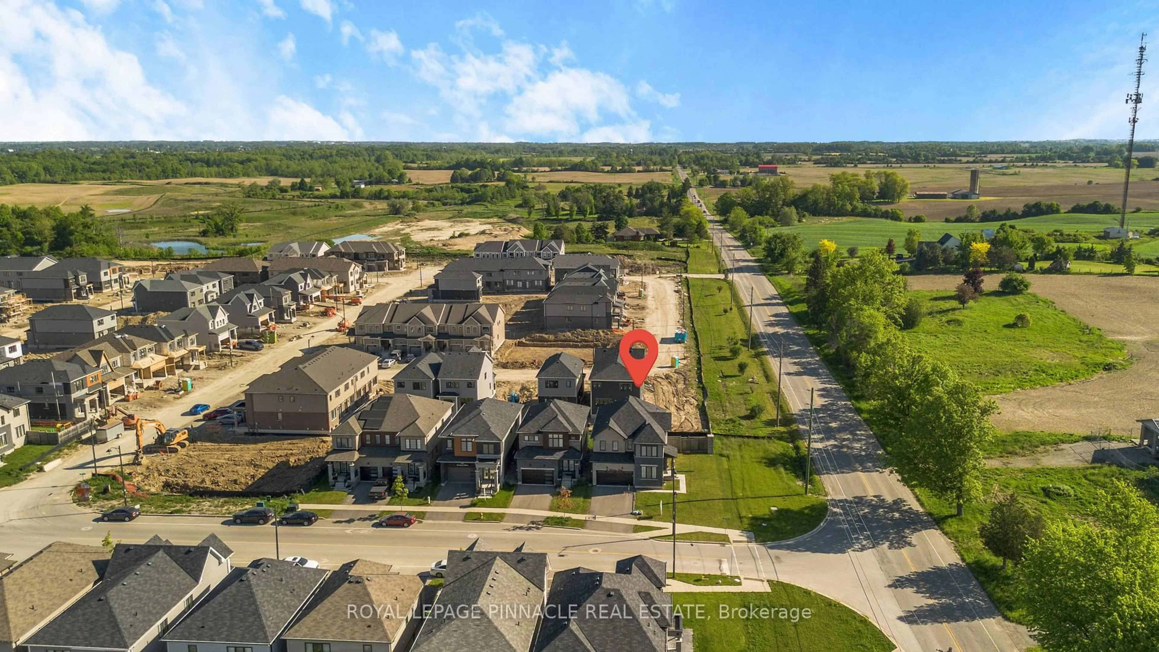 A pic from outside/outdoor area/front of a property/back of a property/a pic from drone, street for 4 Rainbow Dr, Haldimand Ontario N3W 0G1