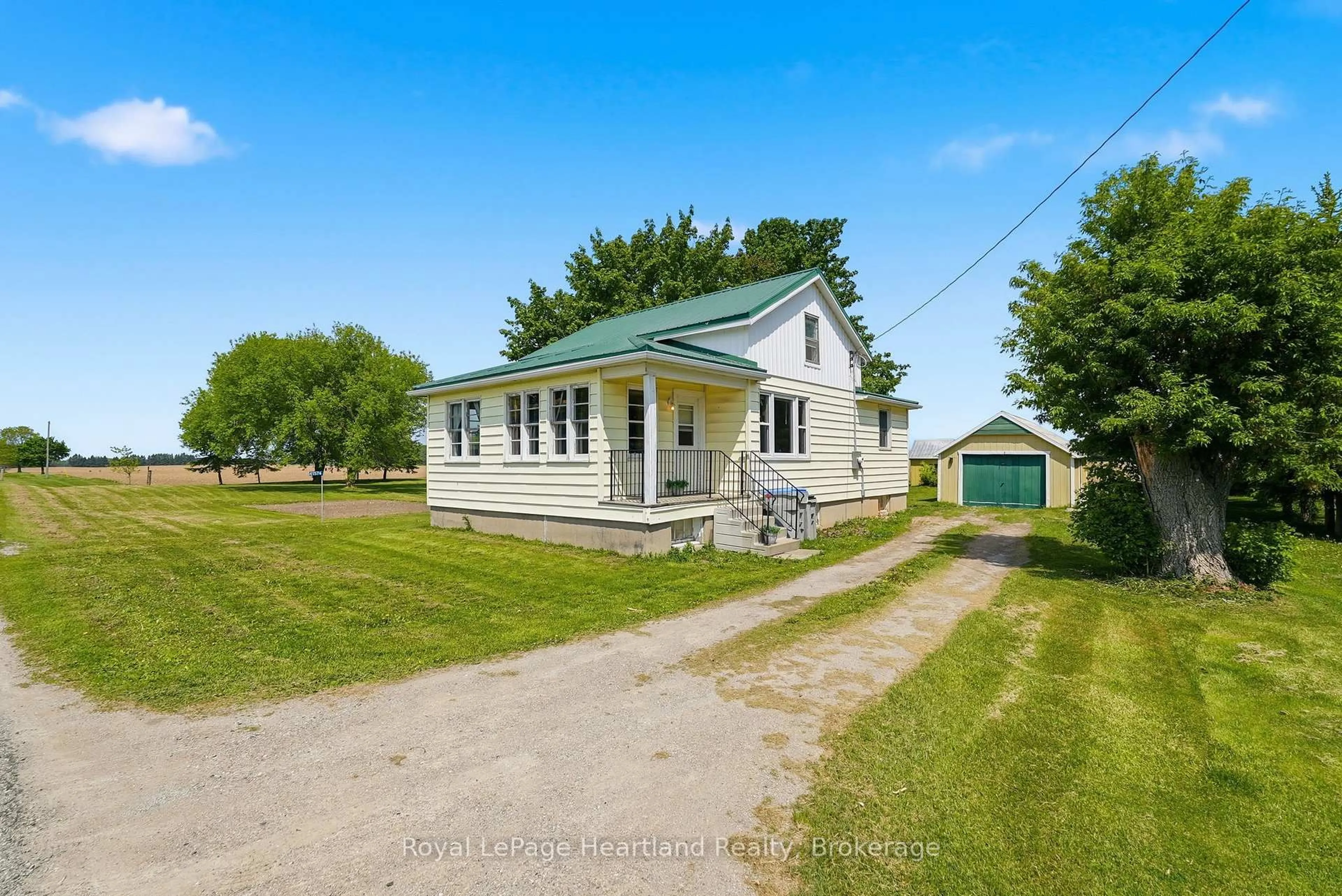 A pic from outside/outdoor area/front of a property/back of a property/a pic from drone, building for 41574 Kirkton Rd, South Huron Ontario N0K 2A0