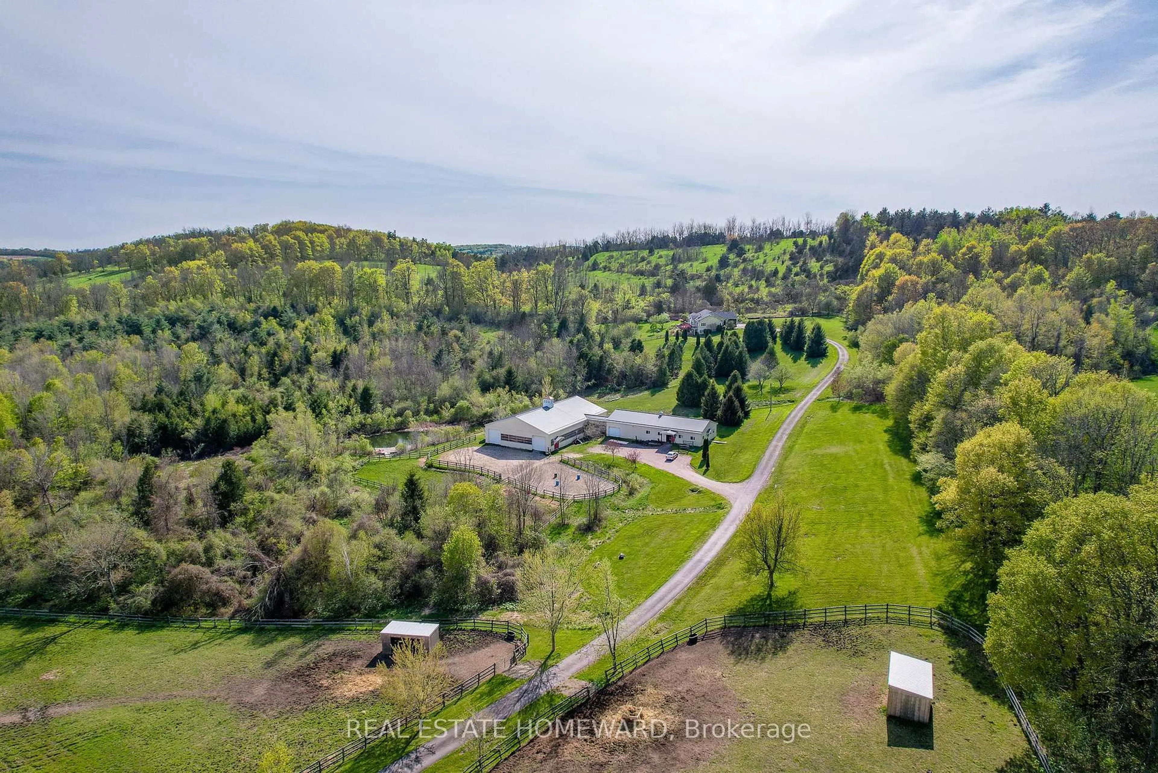 A pic from outside/outdoor area/front of a property/back of a property/a pic from drone, forest/trees view for 436 Eddystone Rd, Alnwick/Haldimand Ontario K0K 2G0