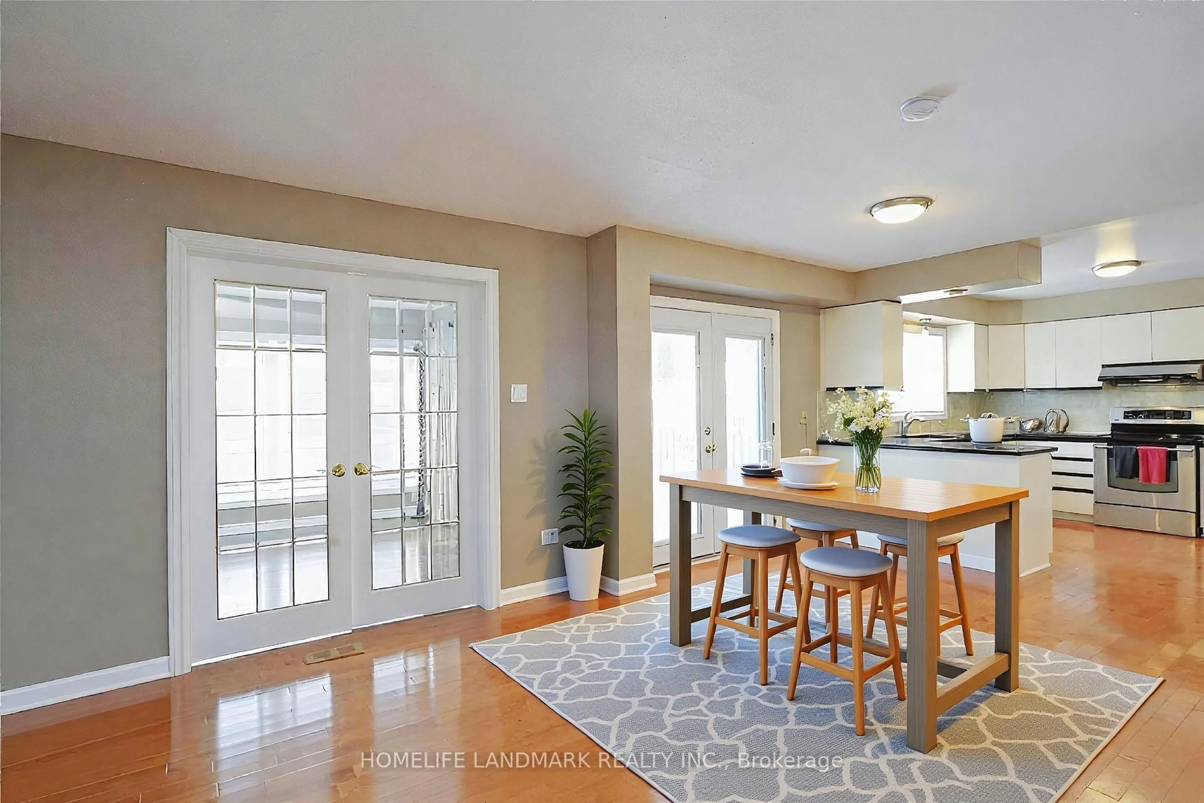 Open concept kitchen, ceramic/tile floor for 8 Opal Lane, Barrhaven Ontario K2J 2V7