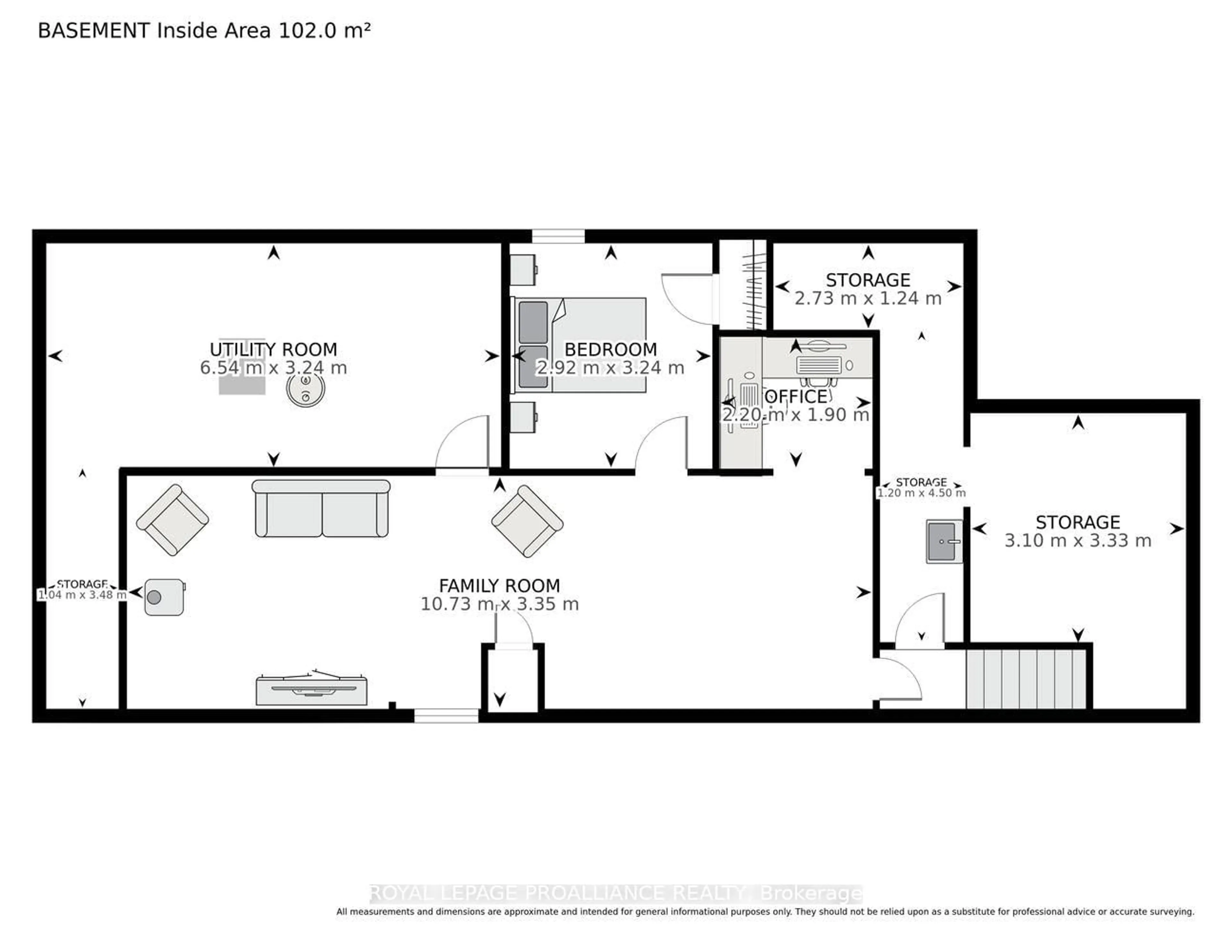 Floor plan for 8 Bernard Cres, Augusta Ontario K0E 1P0