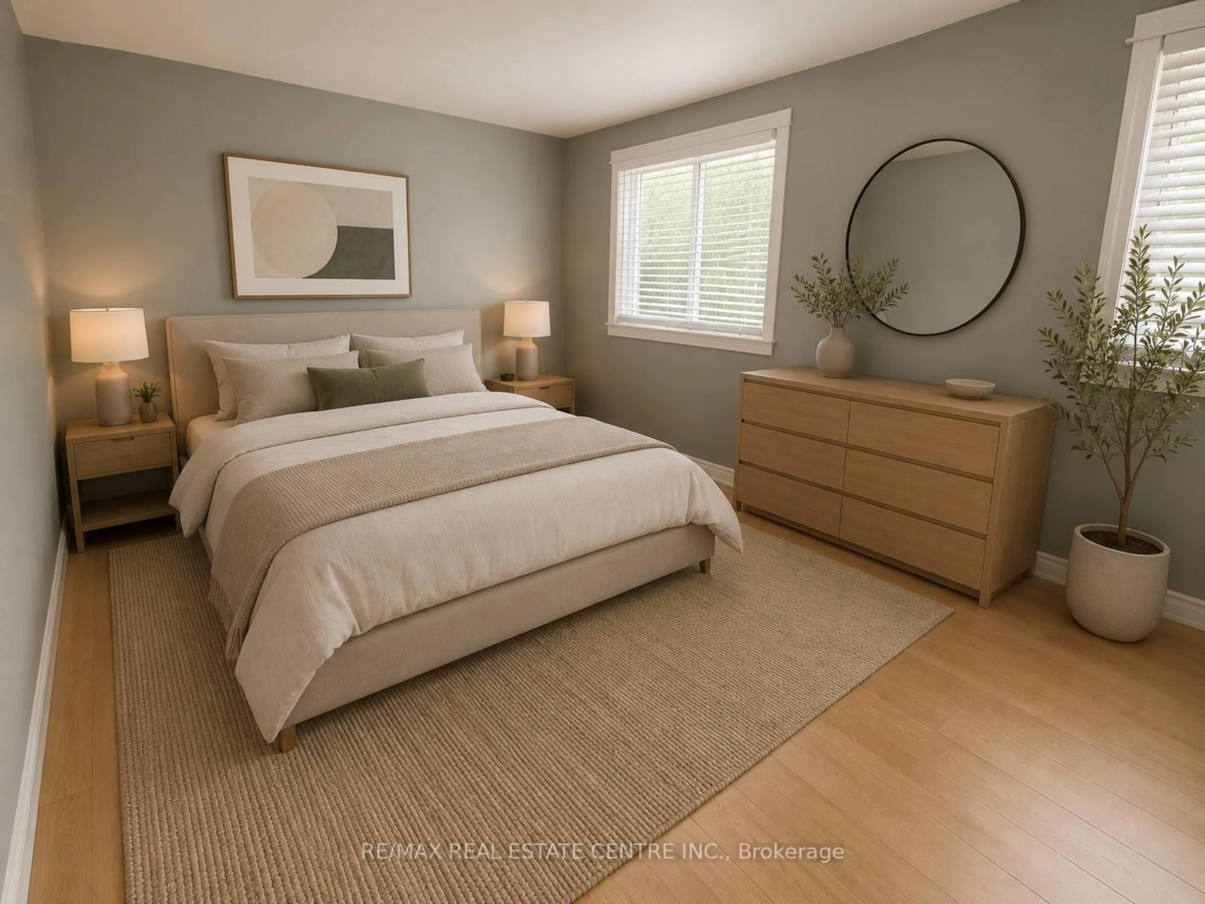 Bedroom with bed, unknown for 43 Forest Glen Cres, Kitchener Ontario N2N 1C7