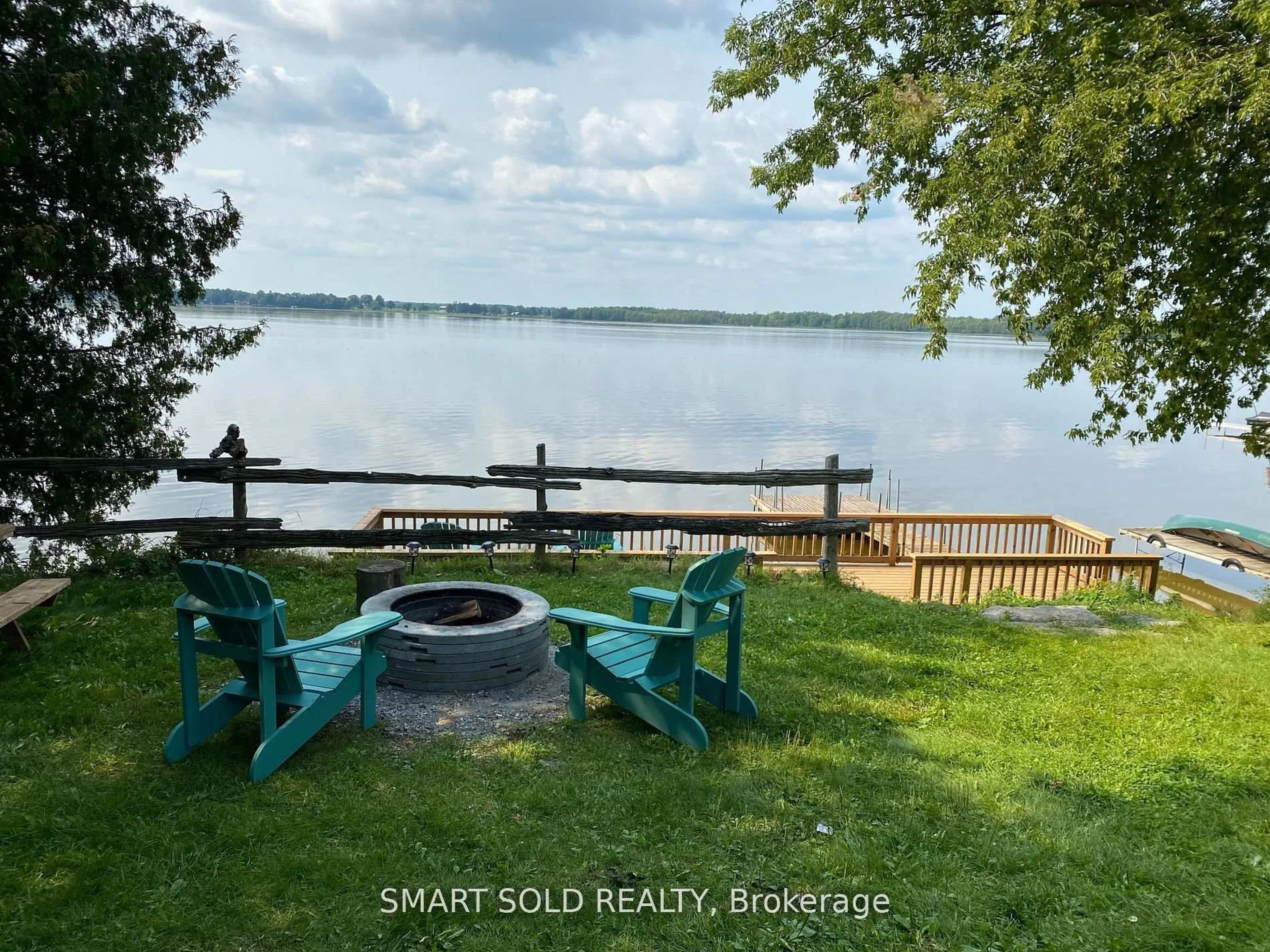A pic from outside/outdoor area/front of a property/back of a property/a pic from drone, water/lake/river/ocean view for 95 Campbell Beach Rd, Kawartha Lakes Ontario L0K 1B0