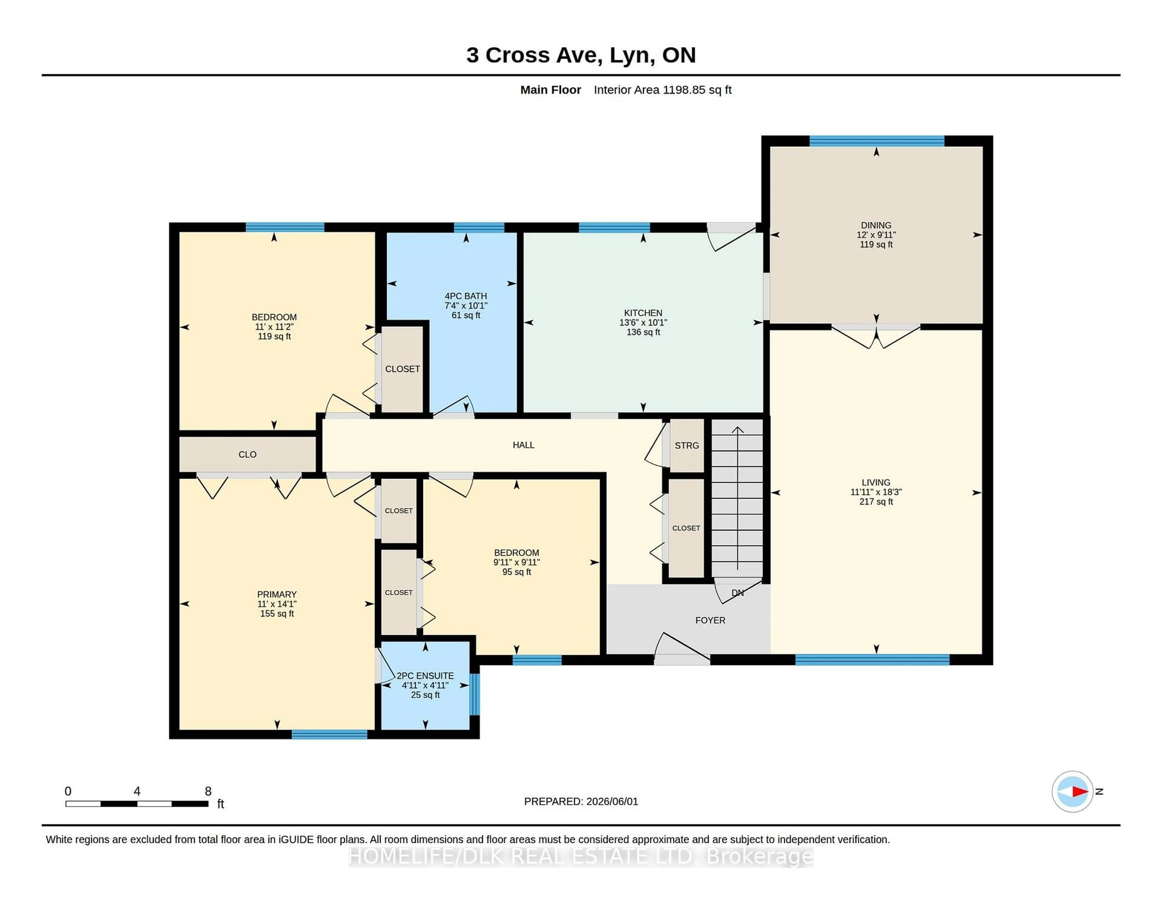 Floor plan for 3 Cross Ave, Elizabethtown-Kitley Ontario K6T 1B5