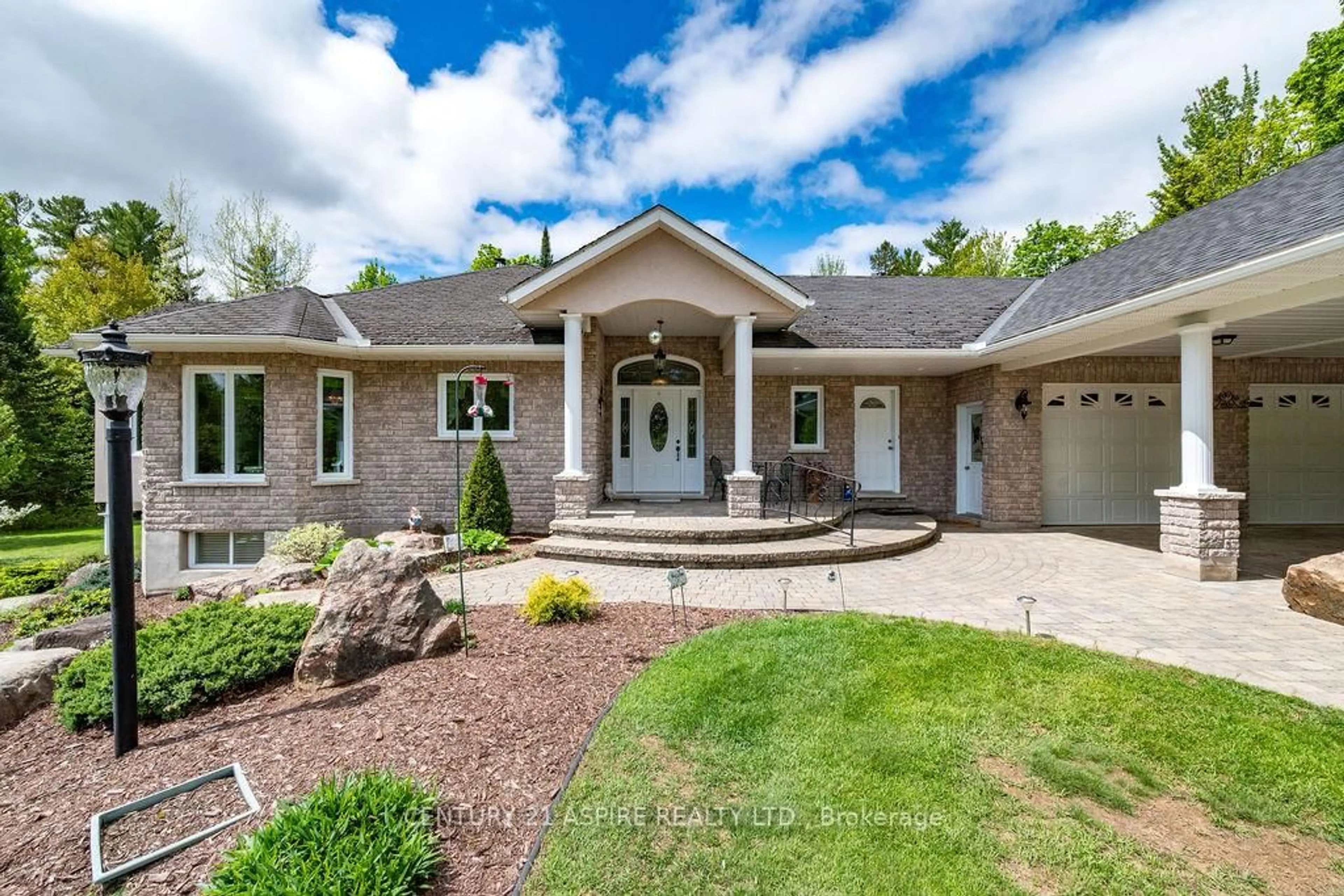 Home with brick exterior material, street for 393 Portage Rd, Pembroke Ontario K8A 2W8