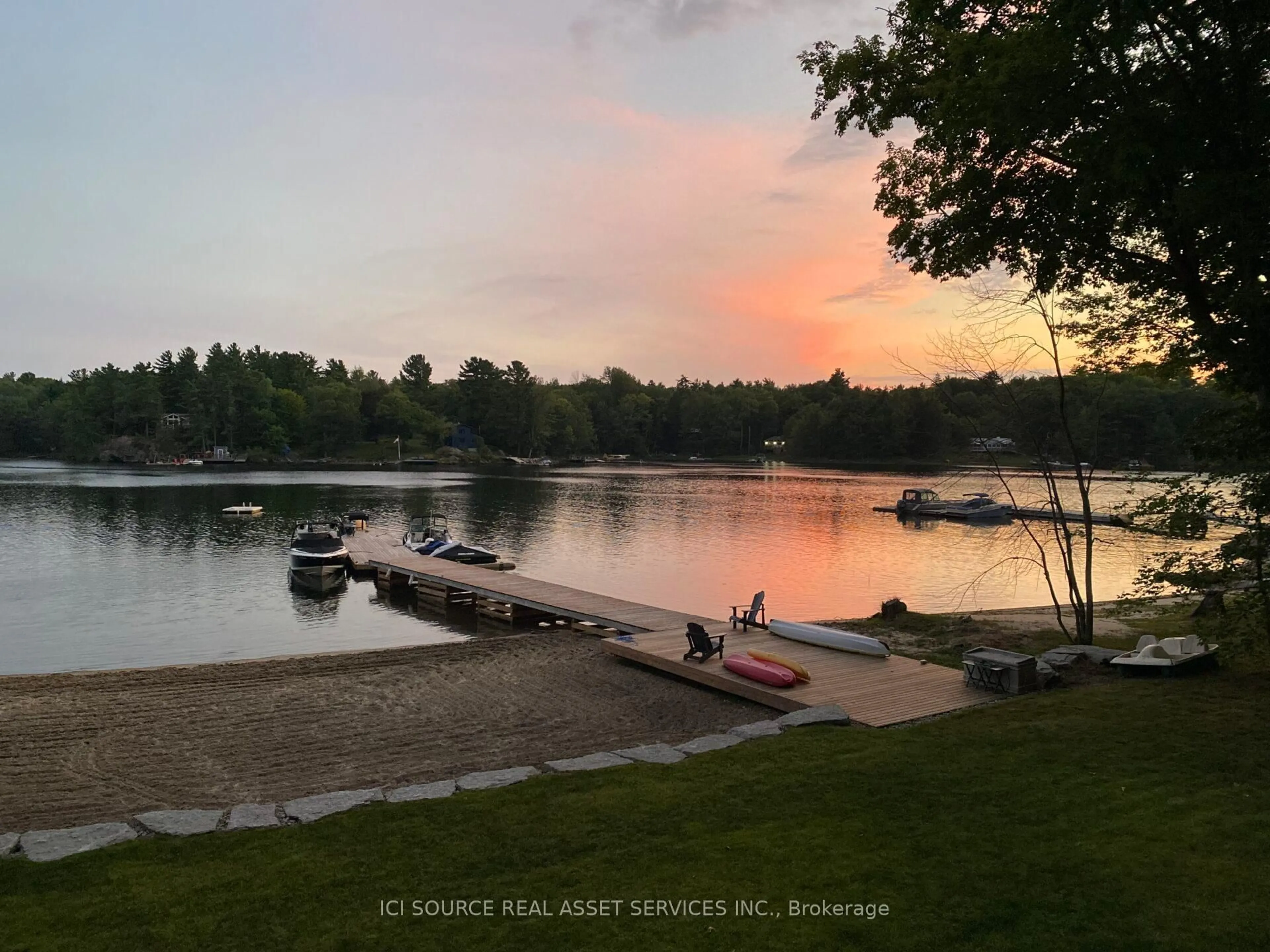 A pic from outside/outdoor area/front of a property/back of a property/a pic from drone, water/lake/river/ocean view for 13682 Georgian Bay Shore, Georgian Bay Ontario L0K 1S0