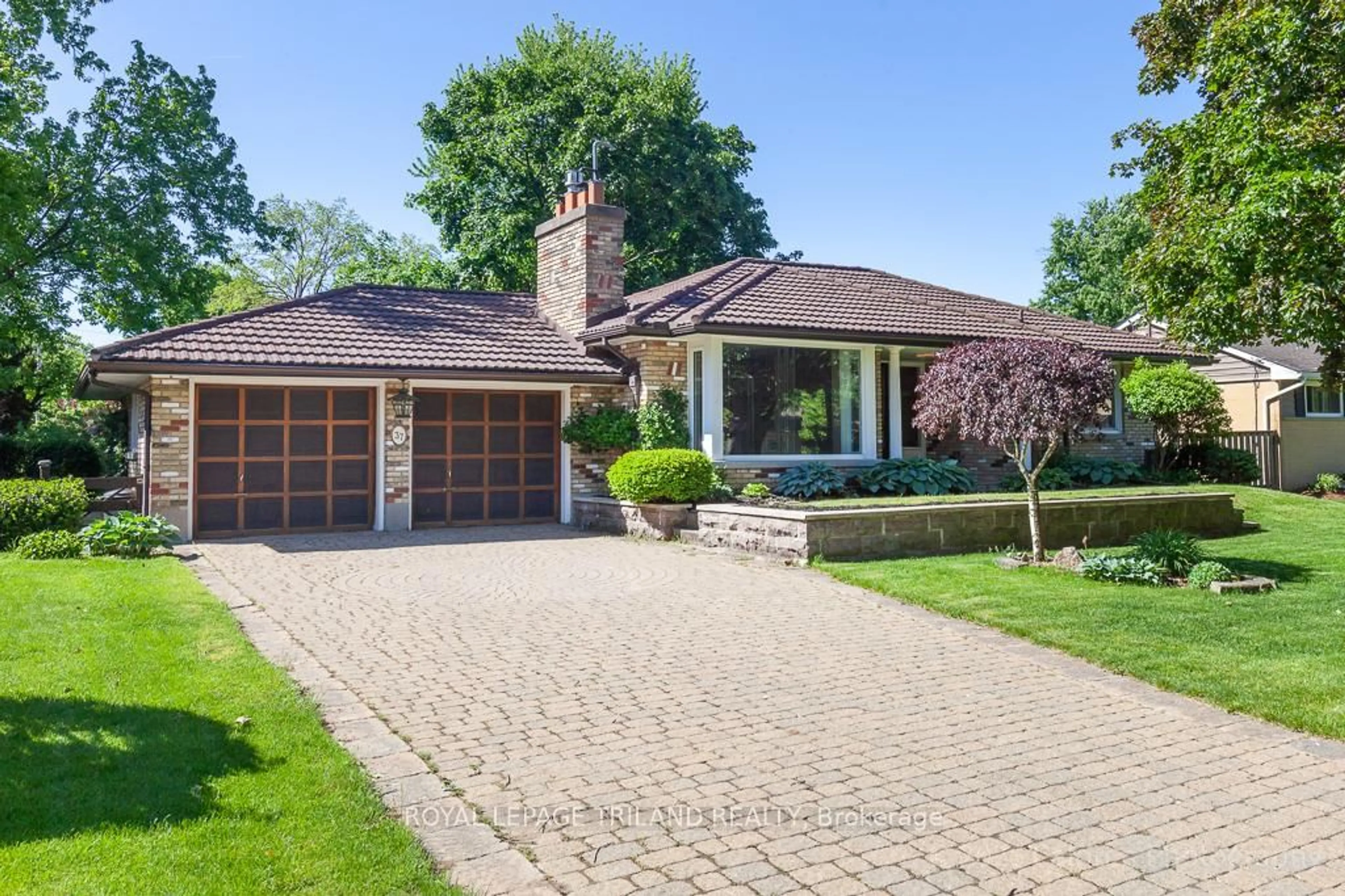 Home with brick exterior material, street for 37 Dennis Ave, London South Ontario N6P 1B8