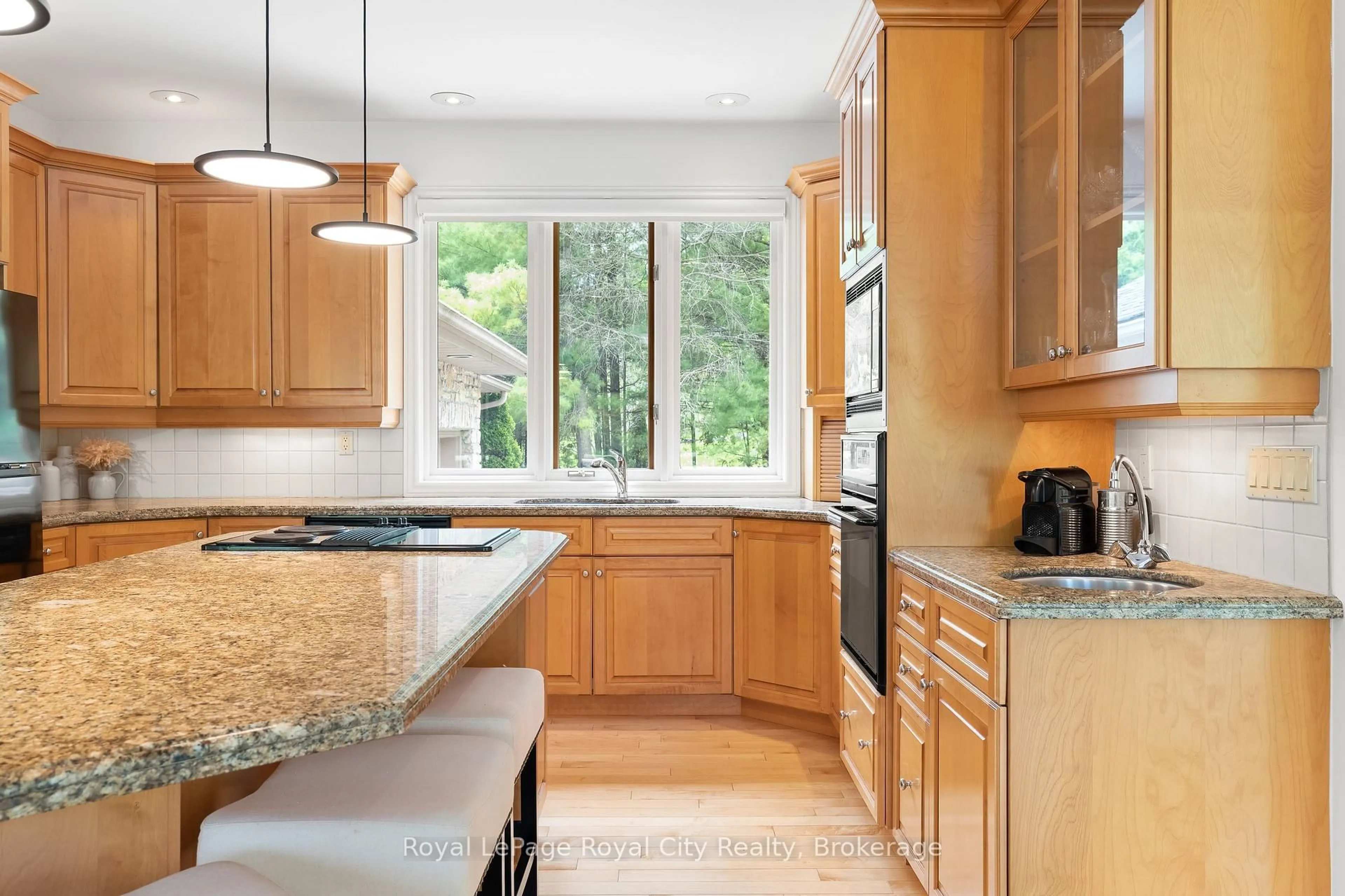 Contemporary kitchen, ceramic/tile floor for 384 South River Rd, Centre Wellington Ontario N0B 1S0