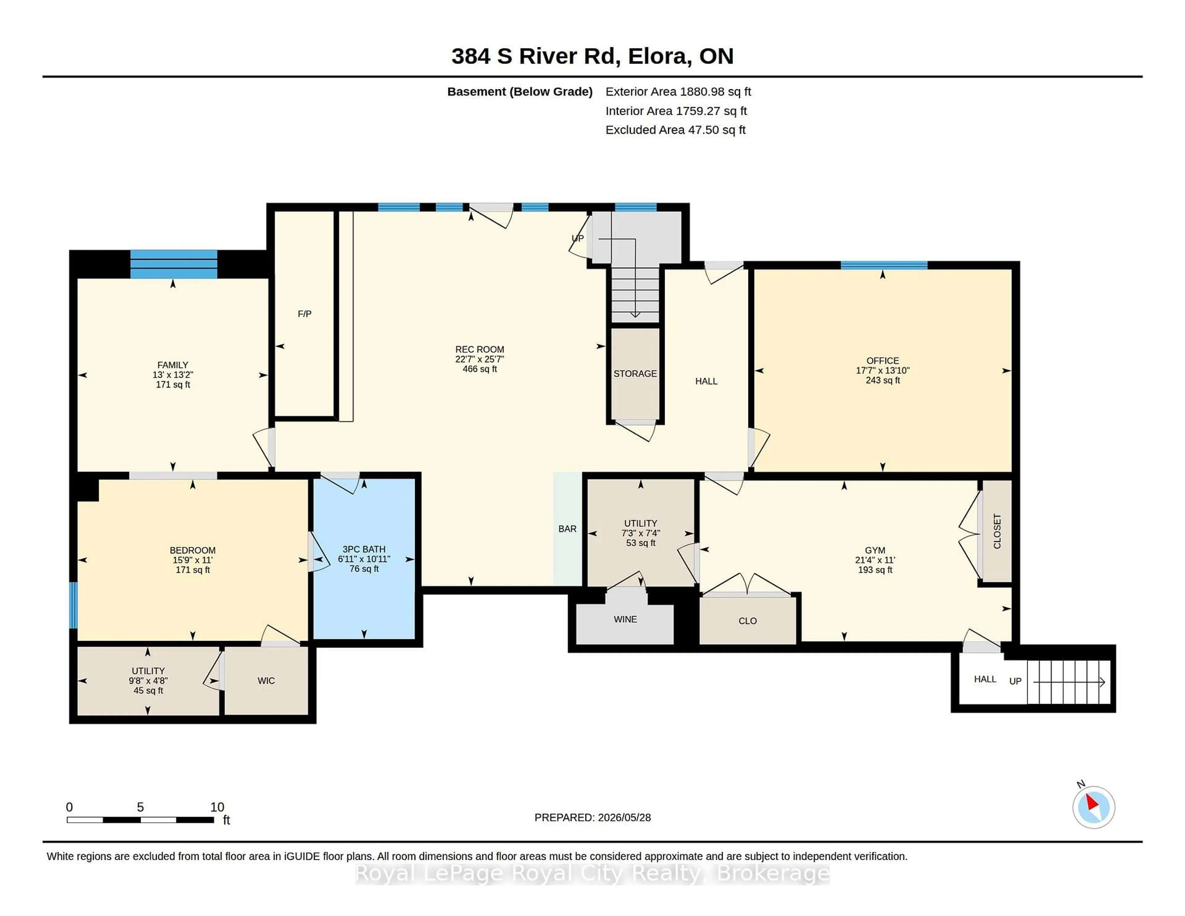 Floor plan for 384 South River Rd, Centre Wellington Ontario N0B 1S0