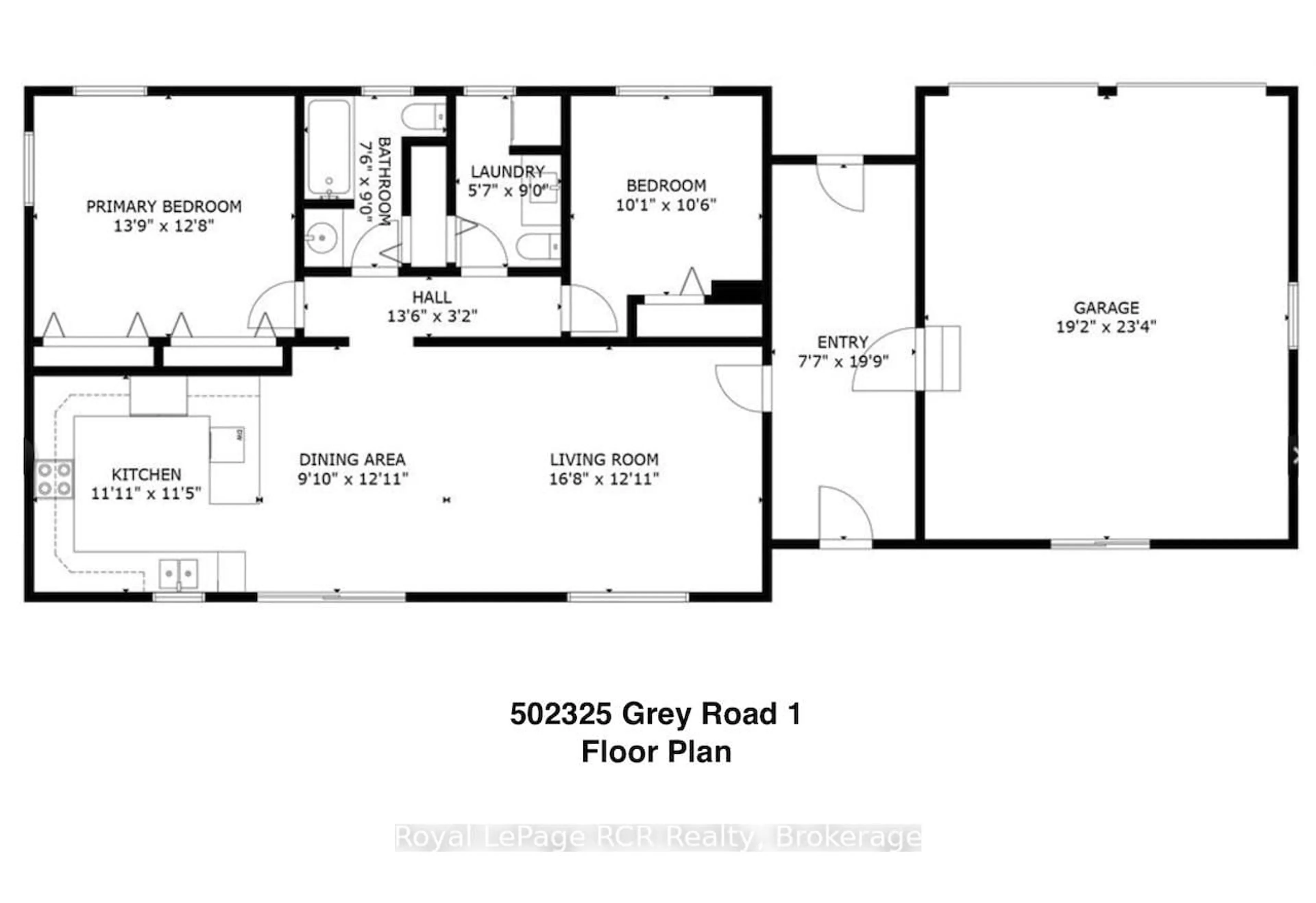 Floor plan for 502325 Grey Road 1 Rd, Georgian Bluffs Ontario N0H 2T0