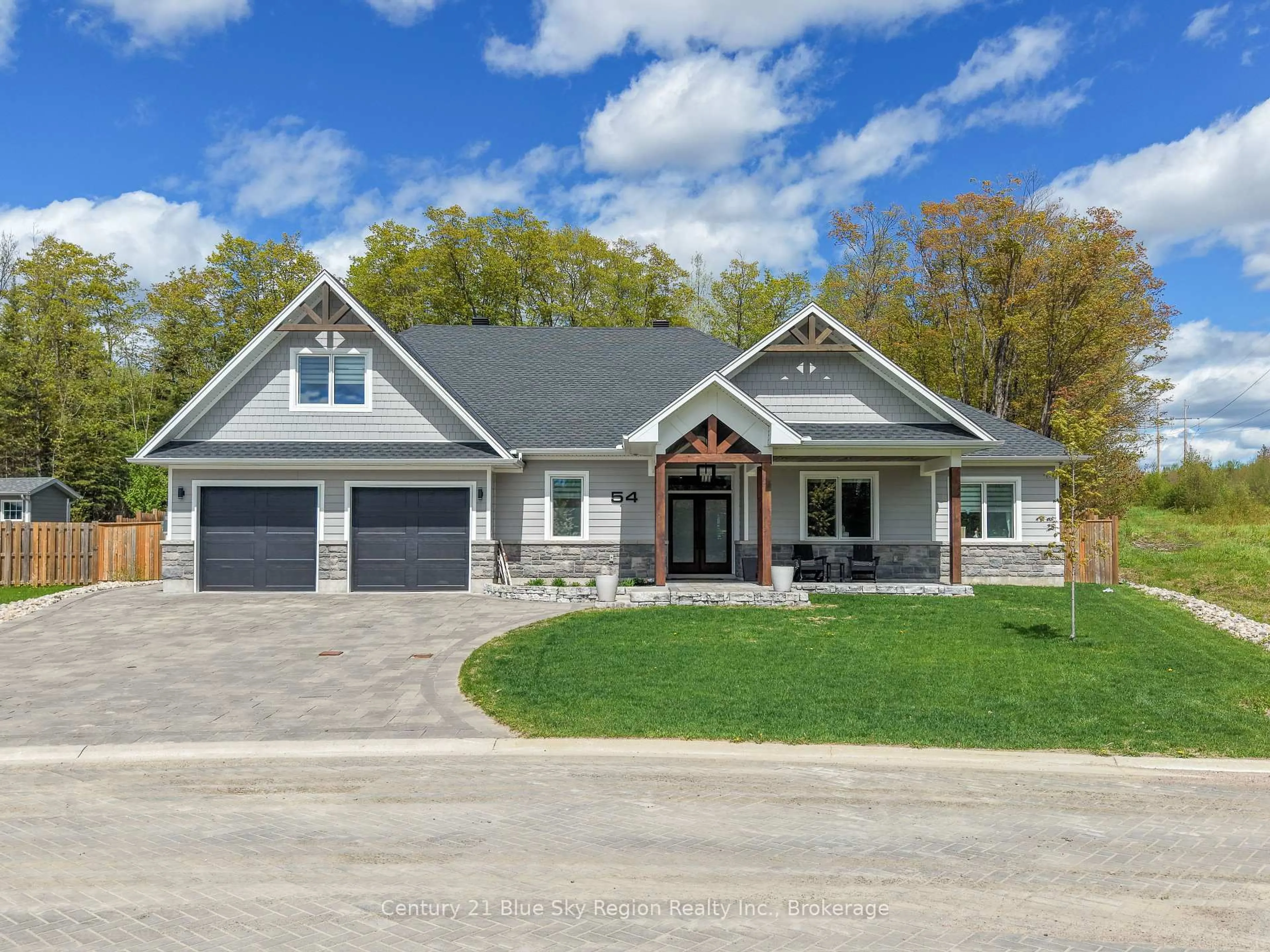Home with vinyl exterior material, street for 54 Grey Stone Ave, North Bay Ontario P1C 0B9