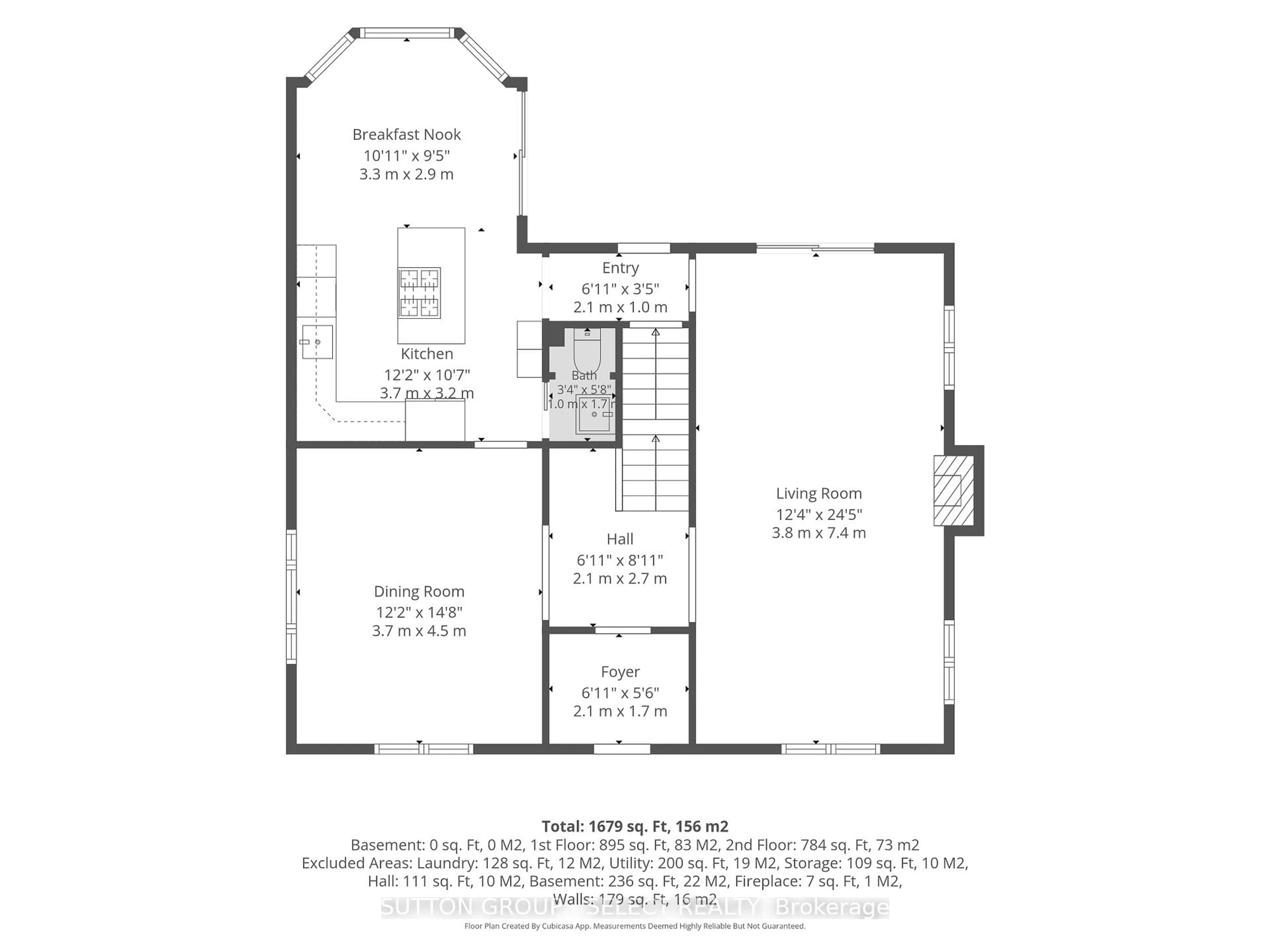Floor plan for 142 Ridout St, London South Ontario N6C 3X6