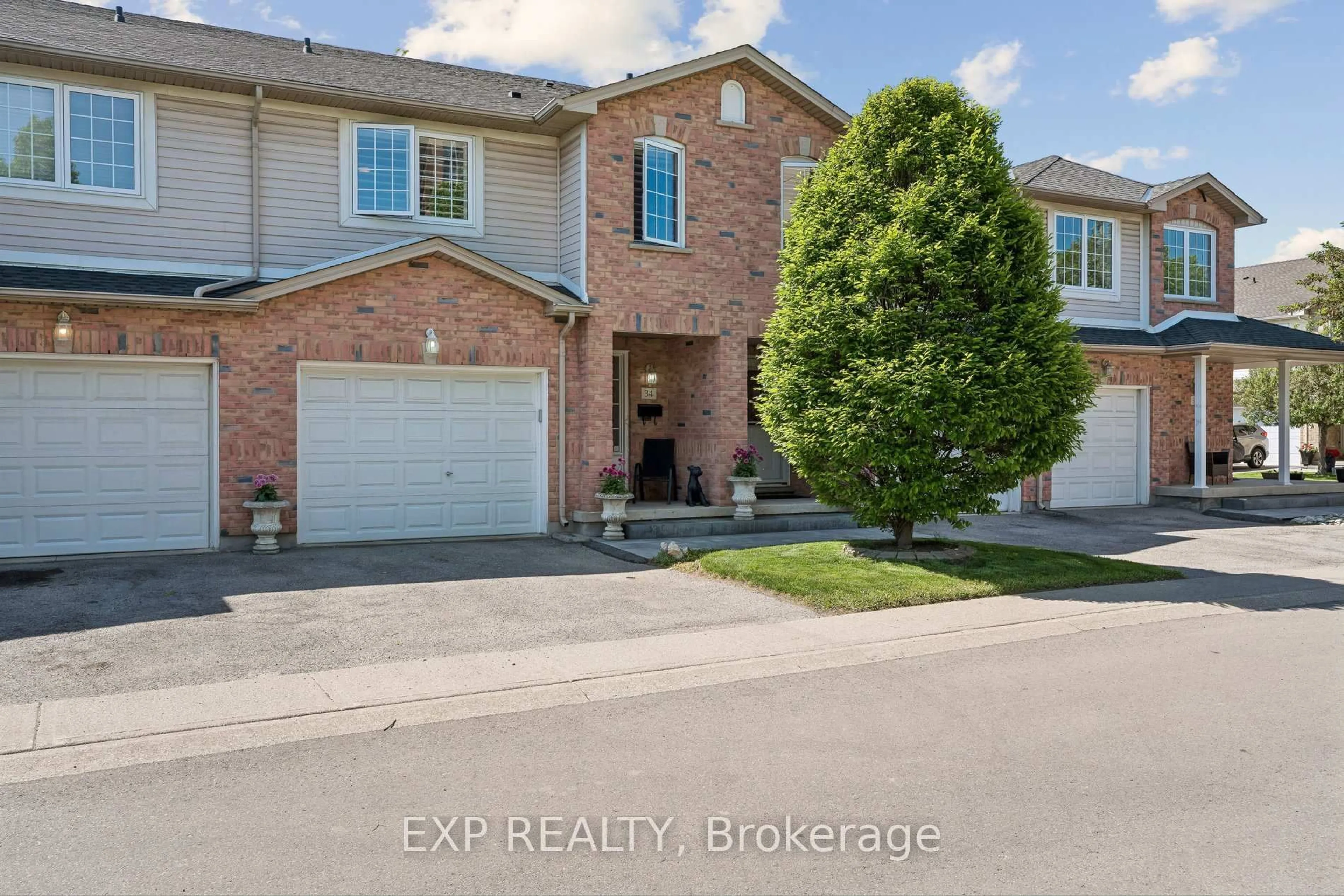 A pic from outside/outdoor area/front of a property/back of a property/a pic from drone, street for 485 Green Rd #34, Hamilton Ontario L8E 6A7