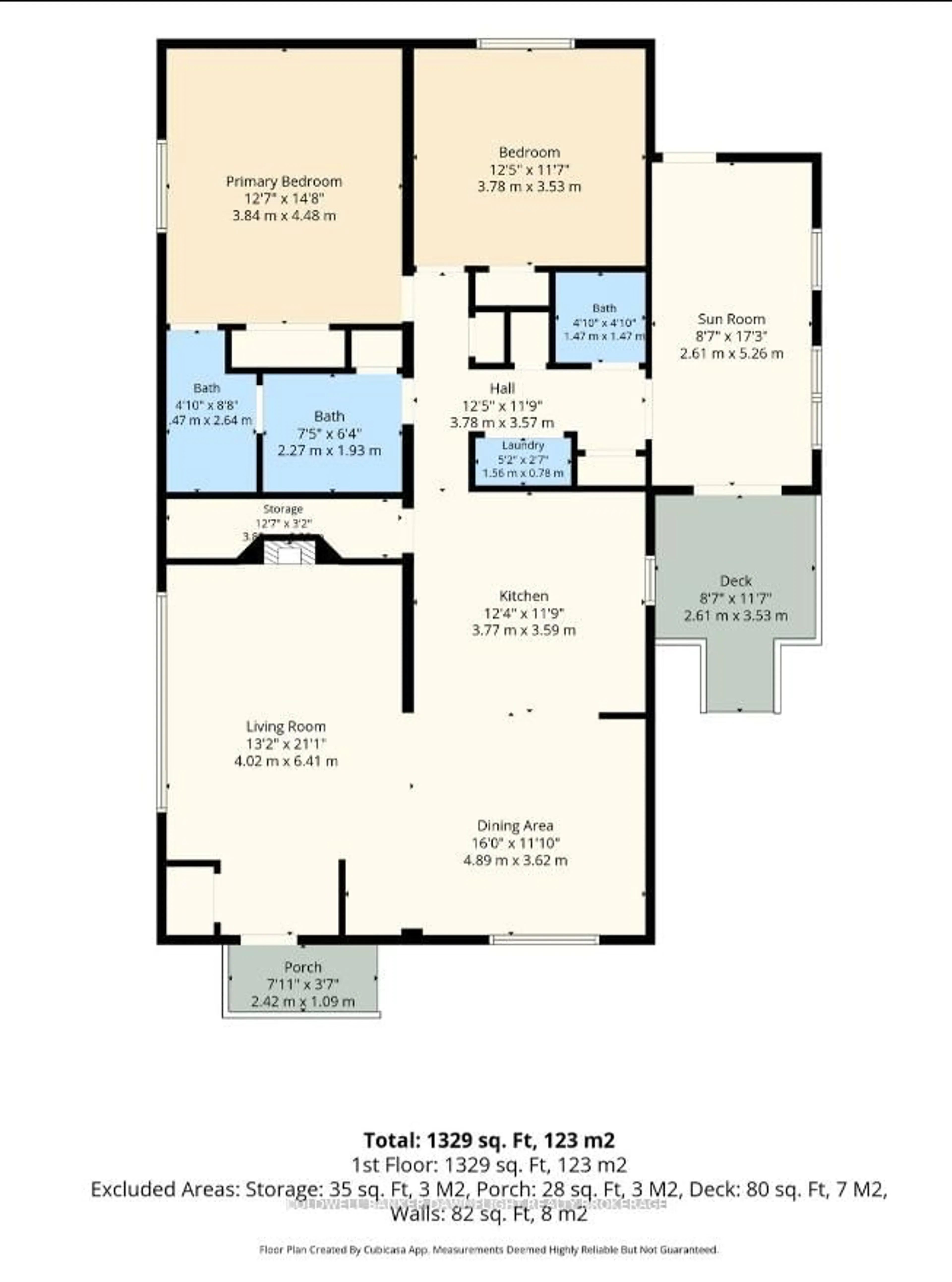 Floor plan for 48 Redford Dr, South Huron Ontario N0M 1S3