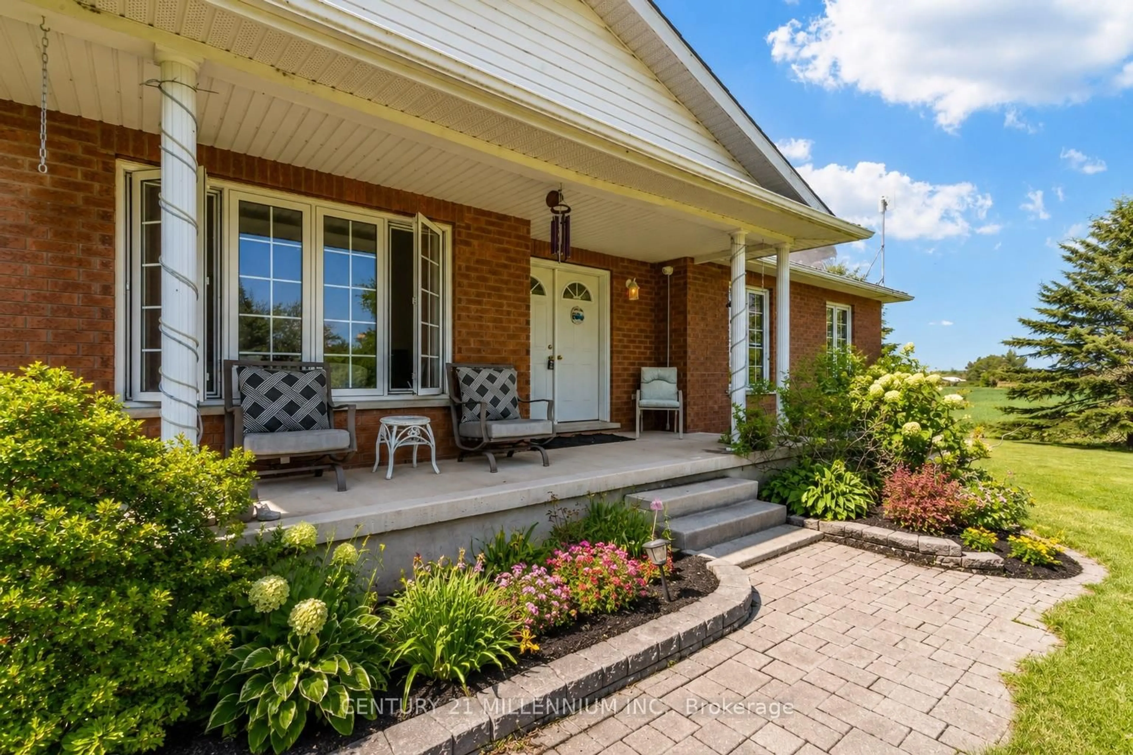Home with brick exterior material, street for 402047 County Rd 15, East Luther Grand Valley Ontario L9W 0Z2