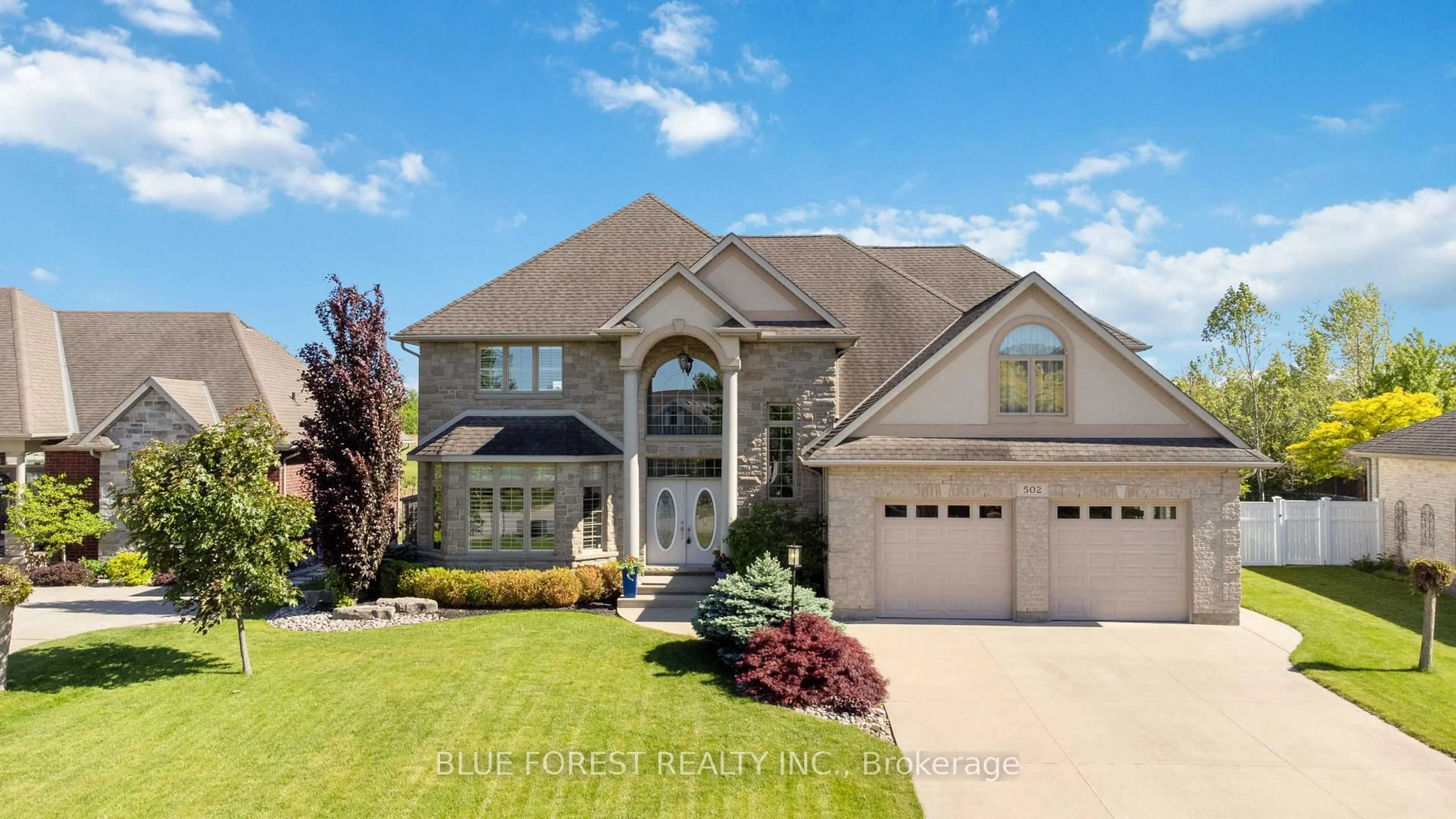 Home with brick exterior material, street for 502 FIRST Ave, Petrolia Ontario N0N 1R0
