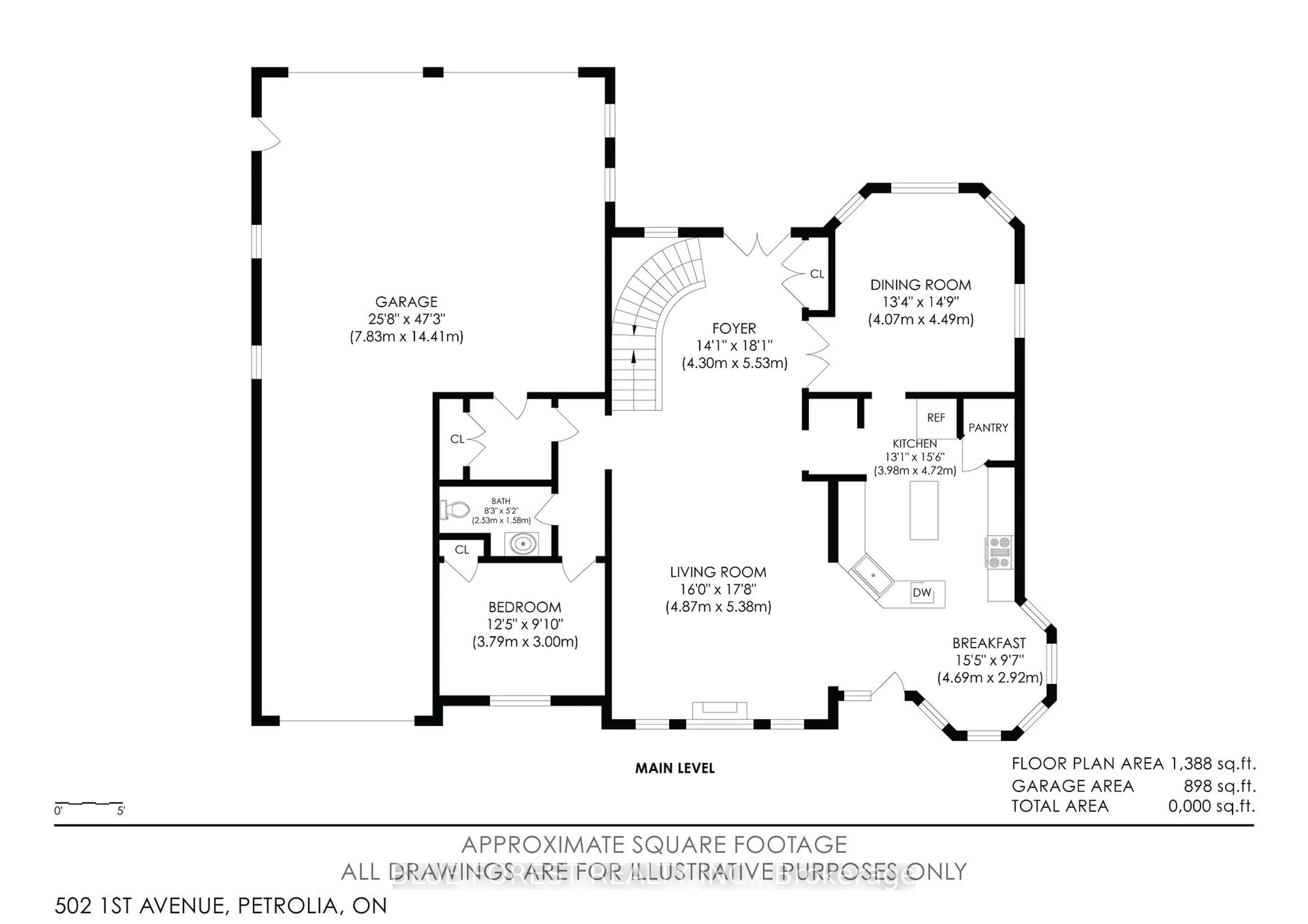 Floor plan for 502 FIRST Ave, Petrolia Ontario N0N 1R0