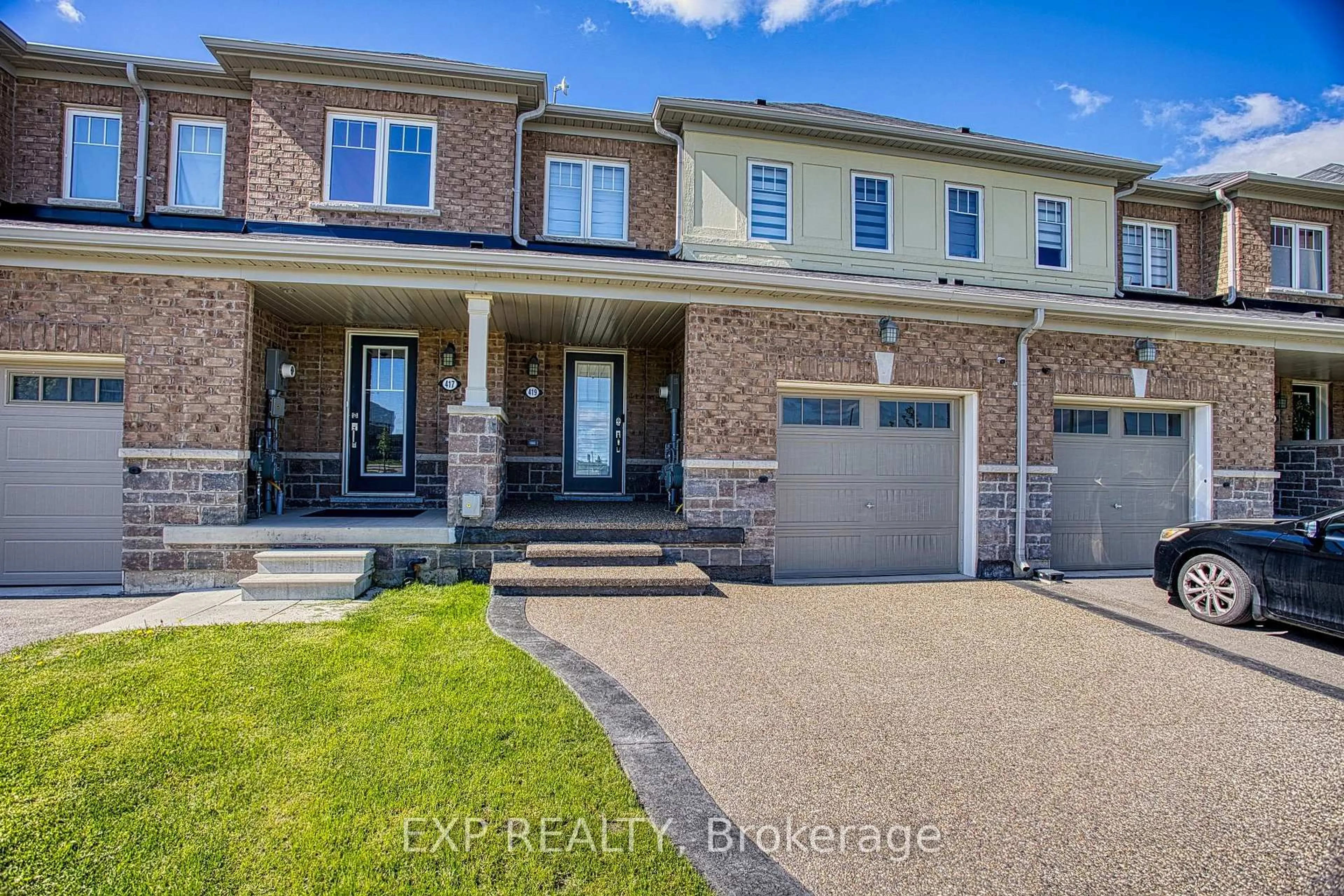 Home with brick exterior material, street for 419 Pumpkin Pass, Hamilton Ontario L0R 1C0