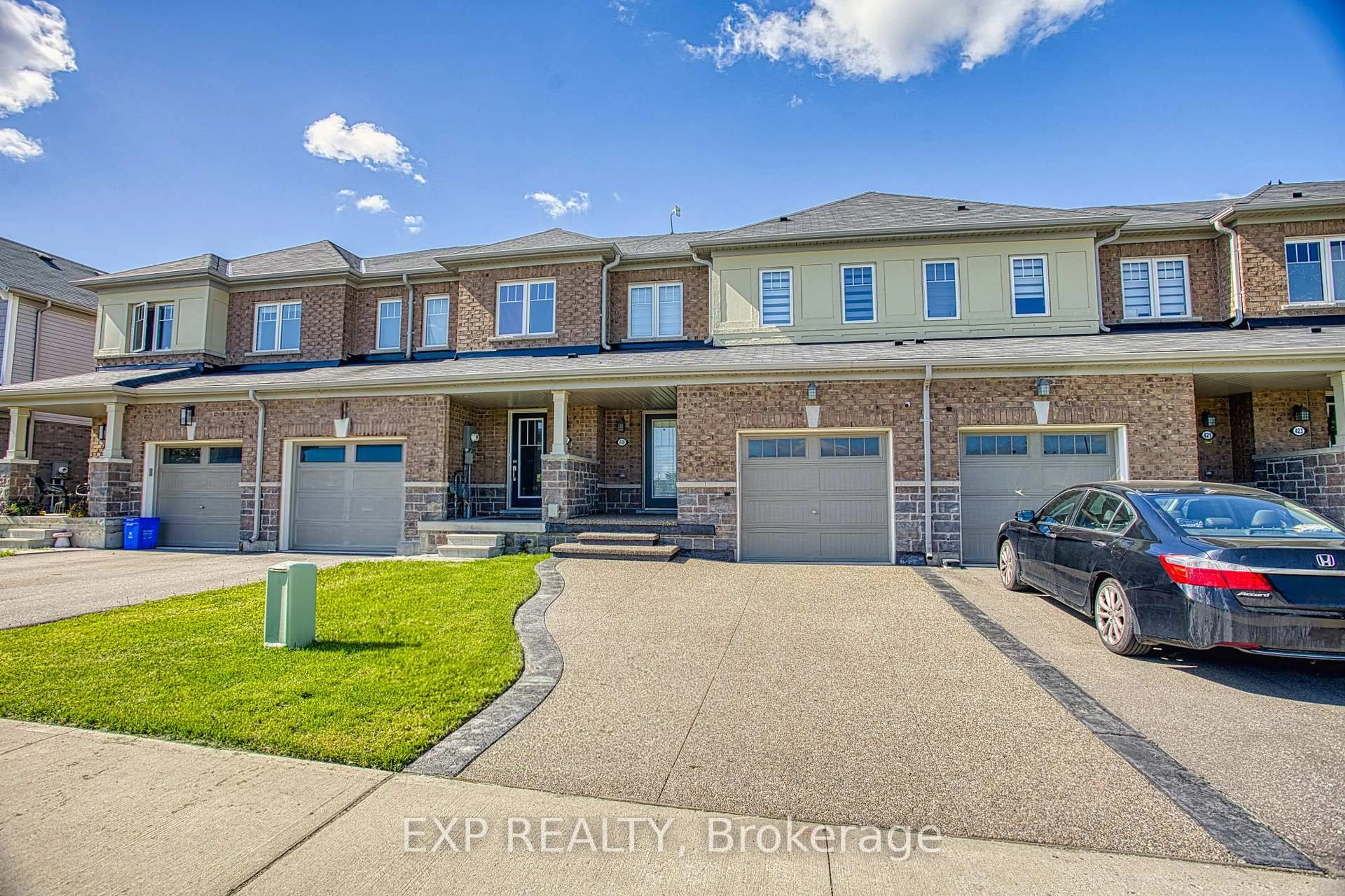 Home with brick exterior material, street for 419 Pumpkin Pass, Hamilton Ontario L0R 1C0