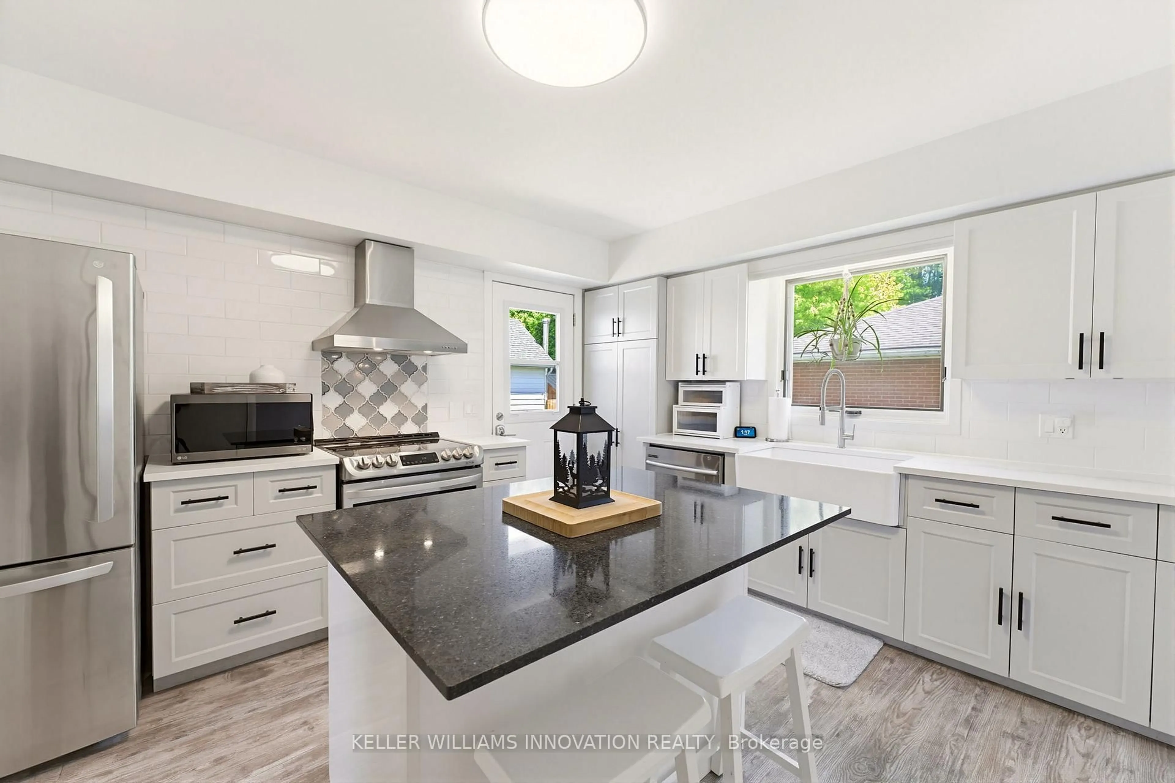 Open concept kitchen, ceramic/tile floor for 454 York Ave, North Perth Ontario N4W 2X7