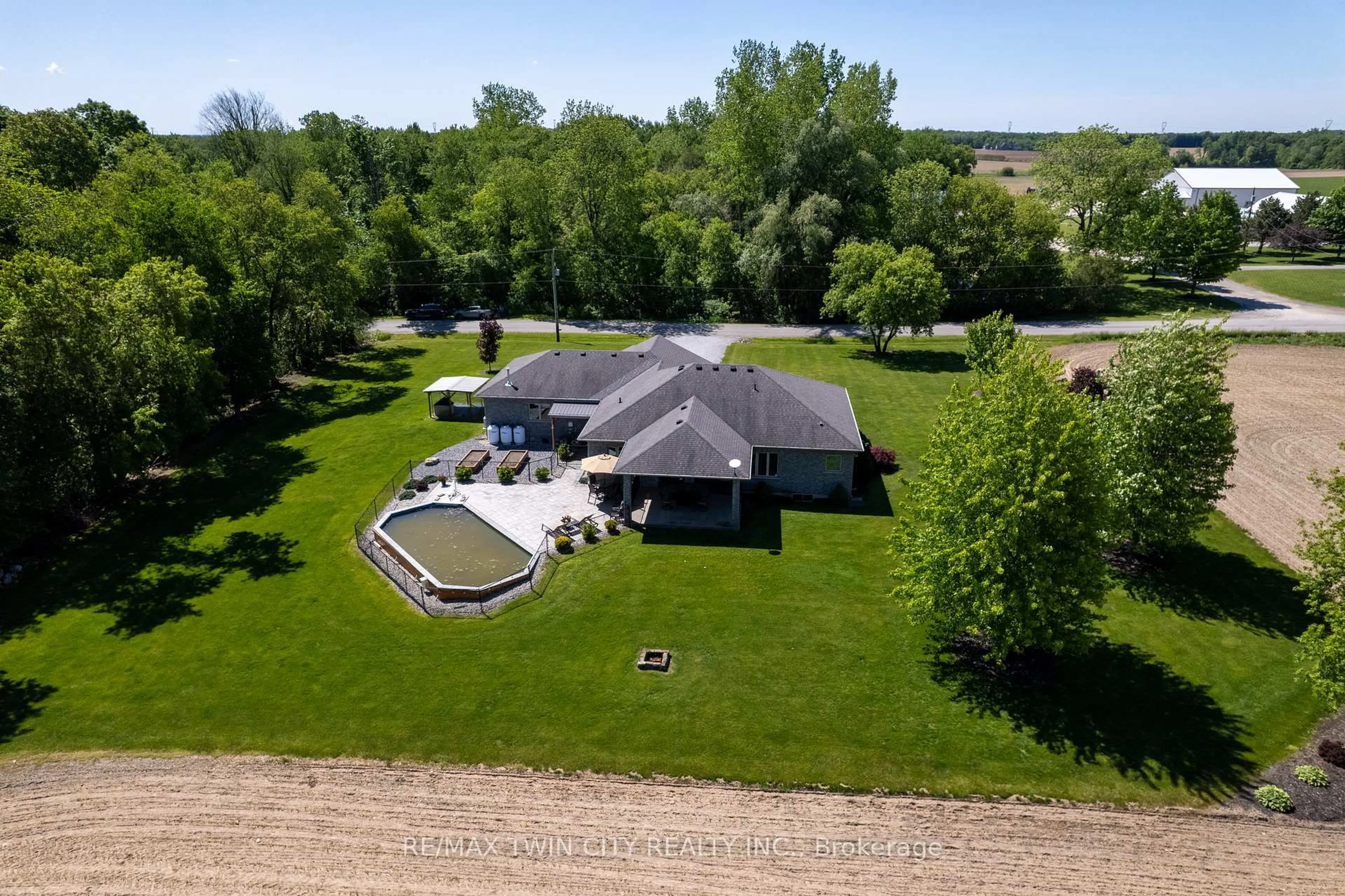 A pic from outside/outdoor area/front of a property/back of a property/a pic from drone, water/lake/river/ocean view for 1827 WINDHAM RD. 3, Norfolk Ontario N0E 1R0