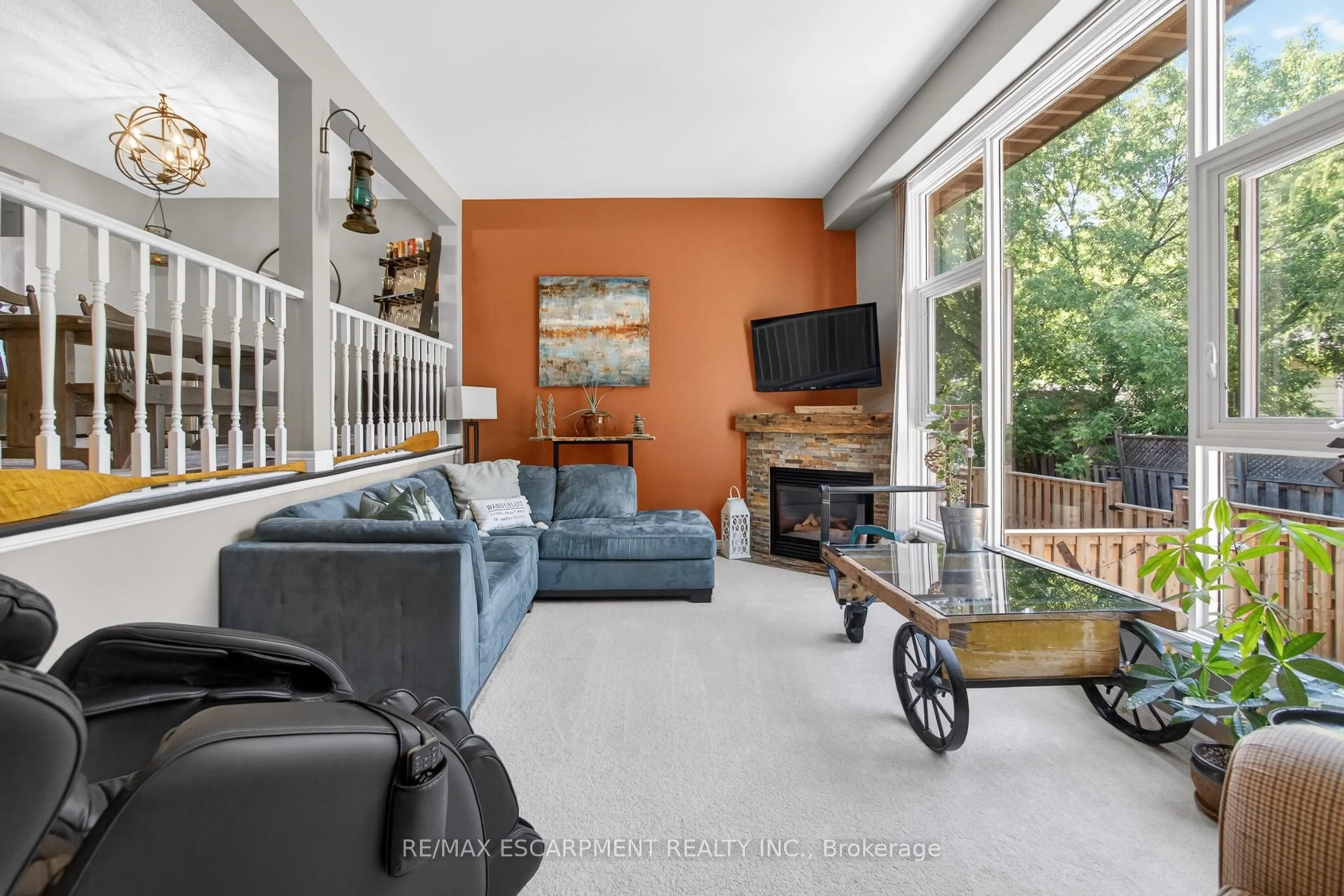 Living room with furniture, unknown for 23 Watsons Lane #31, Hamilton Ontario L9H 5G9