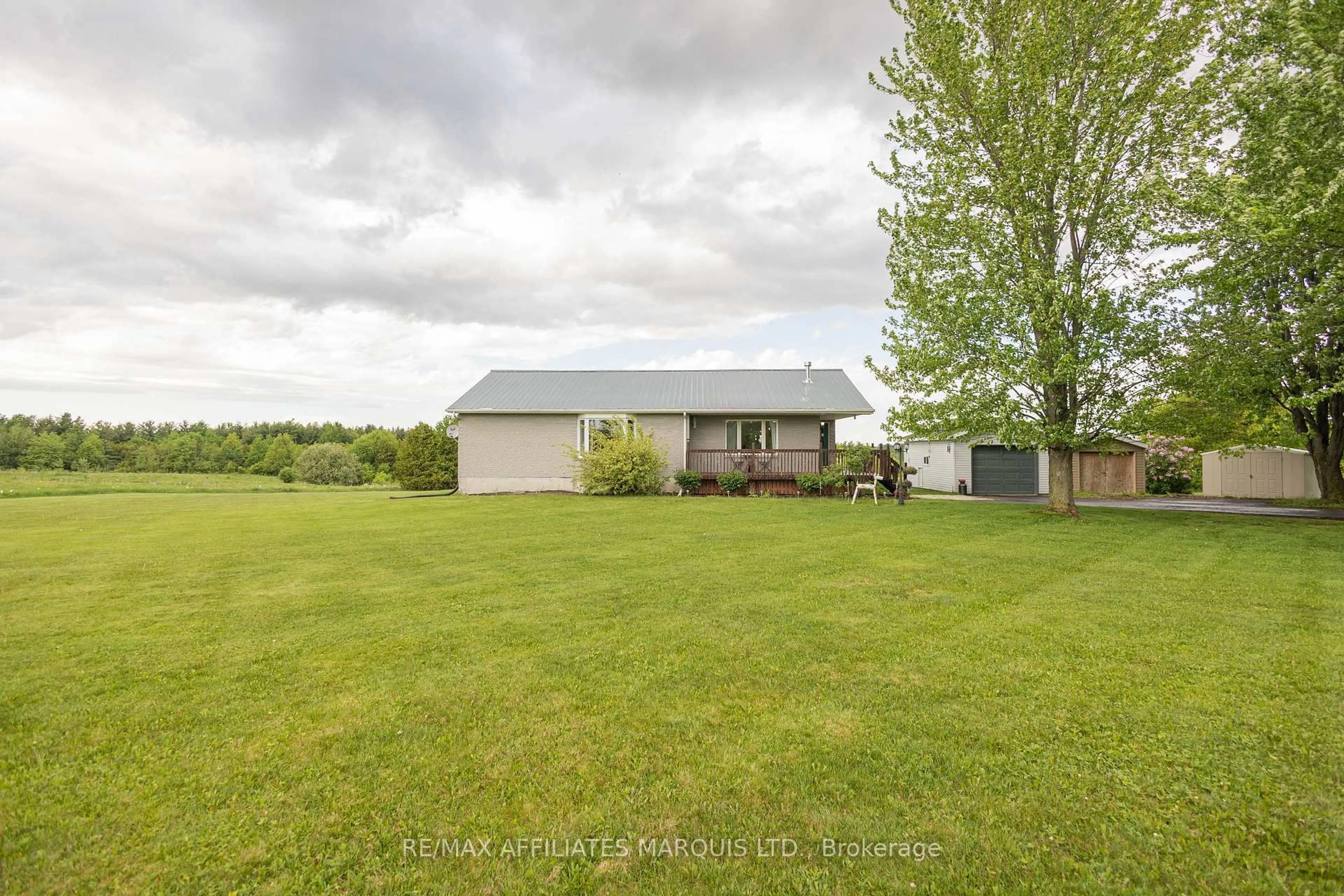 A pic from outside/outdoor area/front of a property/back of a property/a pic from drone, water/lake/river/ocean view for 16825 County Rd 15 Rd, North Stormont Ontario K0C 1W0